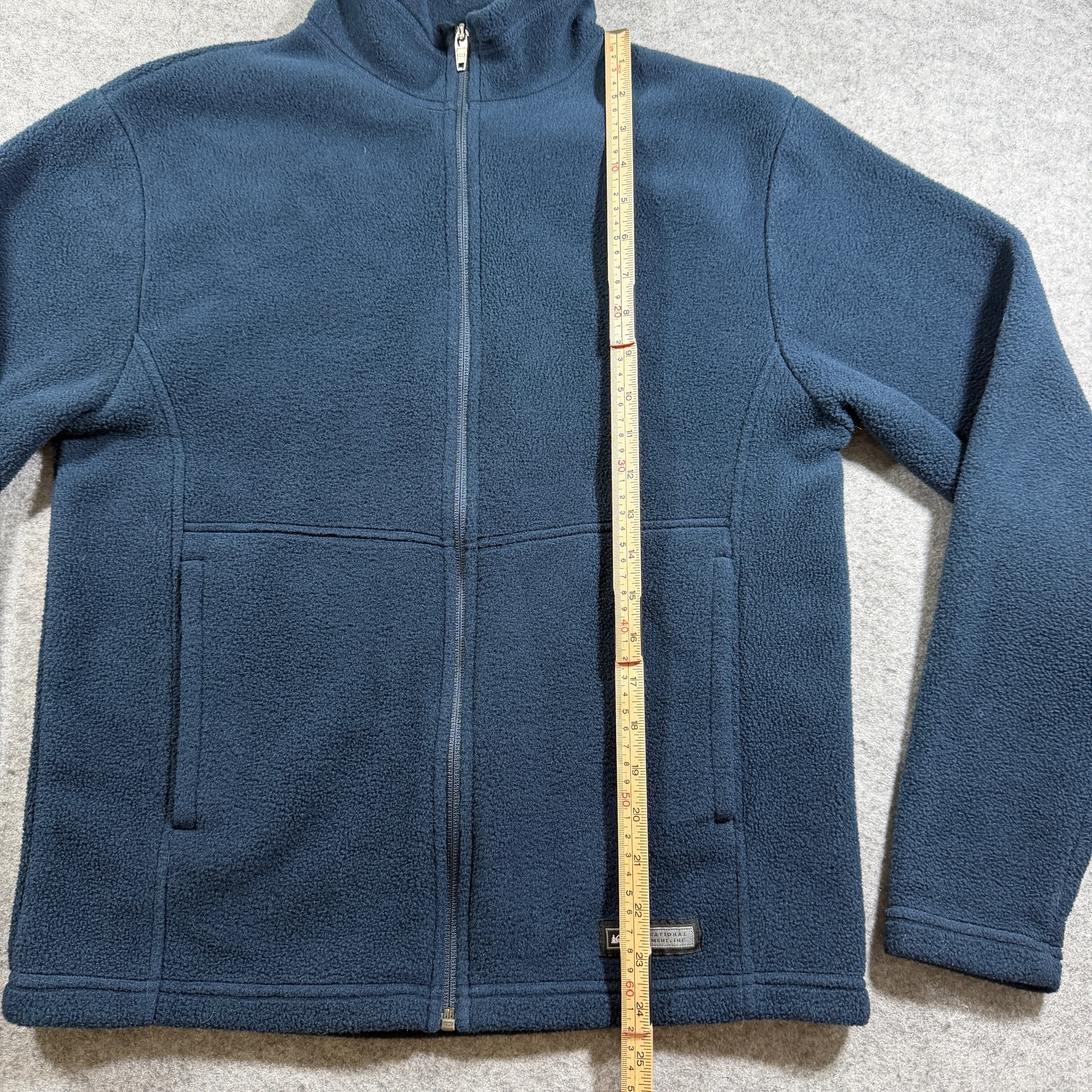 REI Co-op Soft Fleece Jacket Mens S Navy Blue Full Zip Outdoor Hiking Camping thumbnail 7