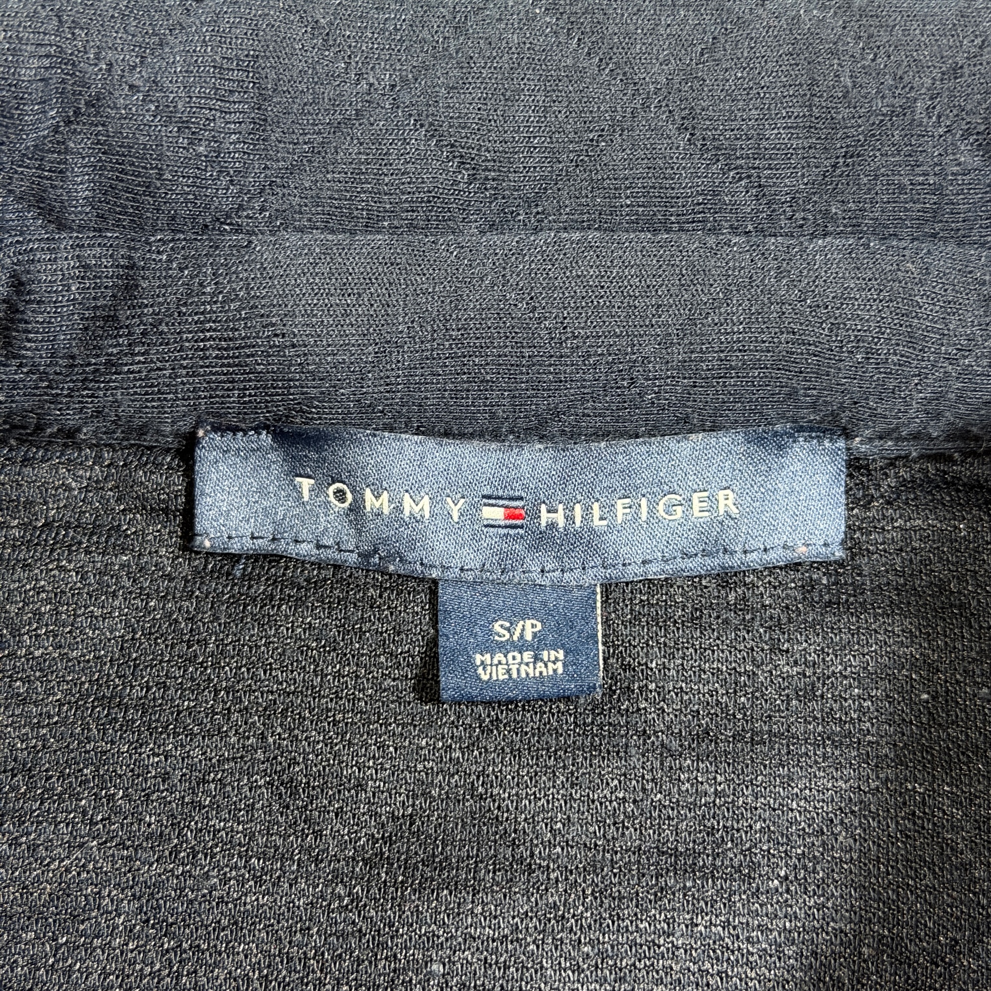 Tommy Hilfiger Shacket Womens S Navy Diamond Quilted Button Front Pockets thumbnail 5