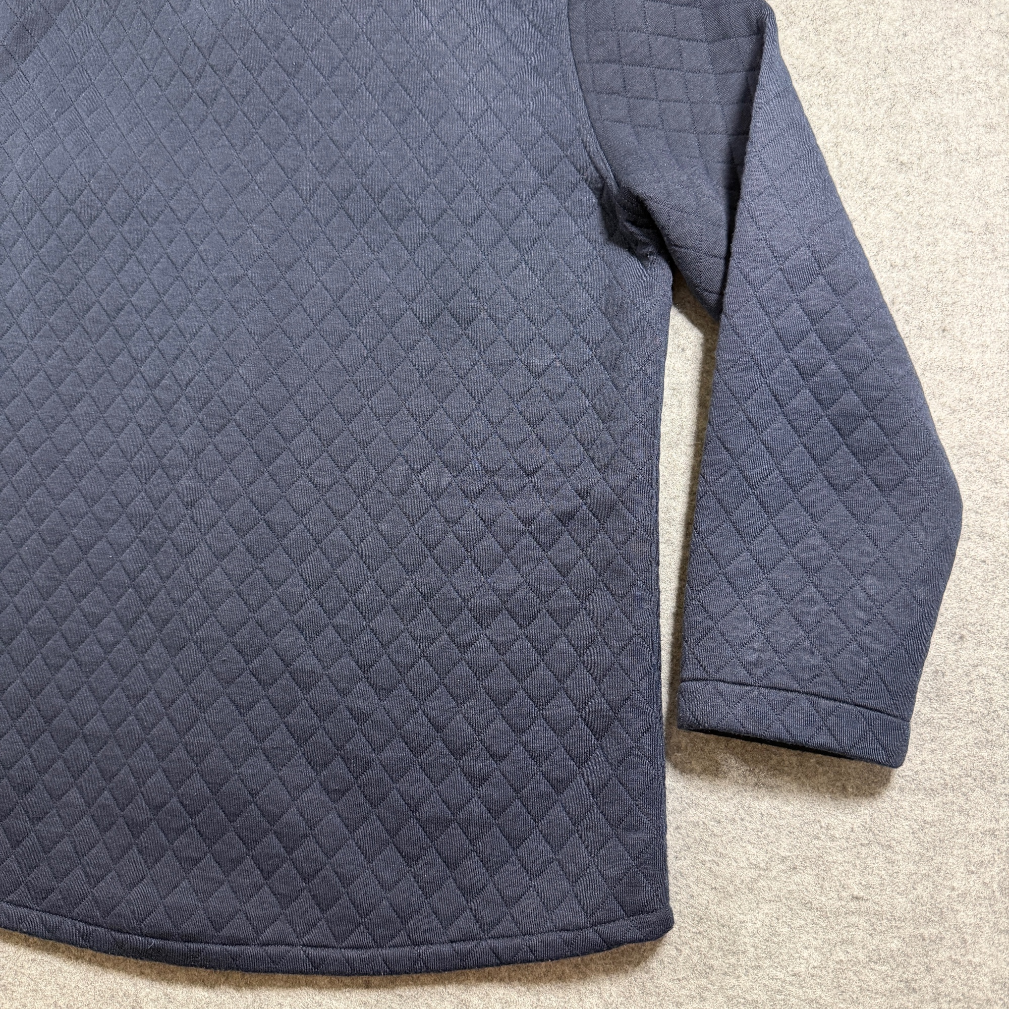 Tommy Hilfiger Shacket Womens S Navy Diamond Quilted Button Front Pockets thumbnail 11