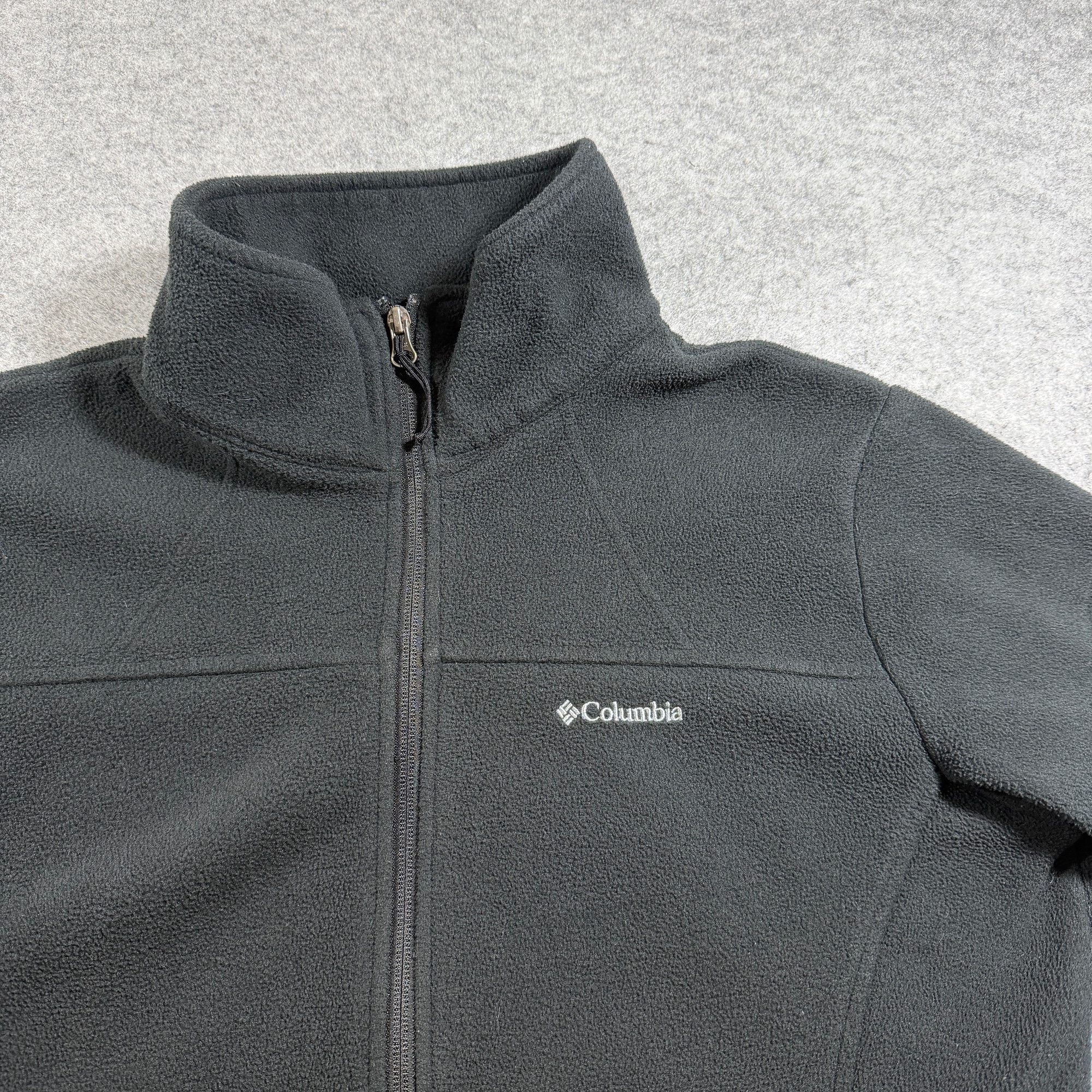 Columbia Benton Springs Full Zip Fleece Jacket Womens XL Black Zip Pockets thumbnail 3