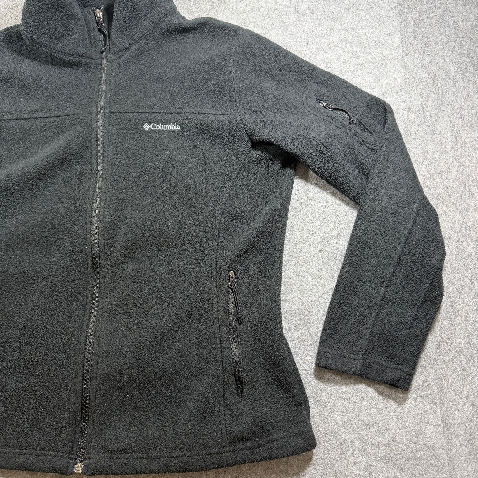 Columbia Benton Springs Full Zip Fleece Jacket Womens XL Black Zip Pockets thumbnail 9