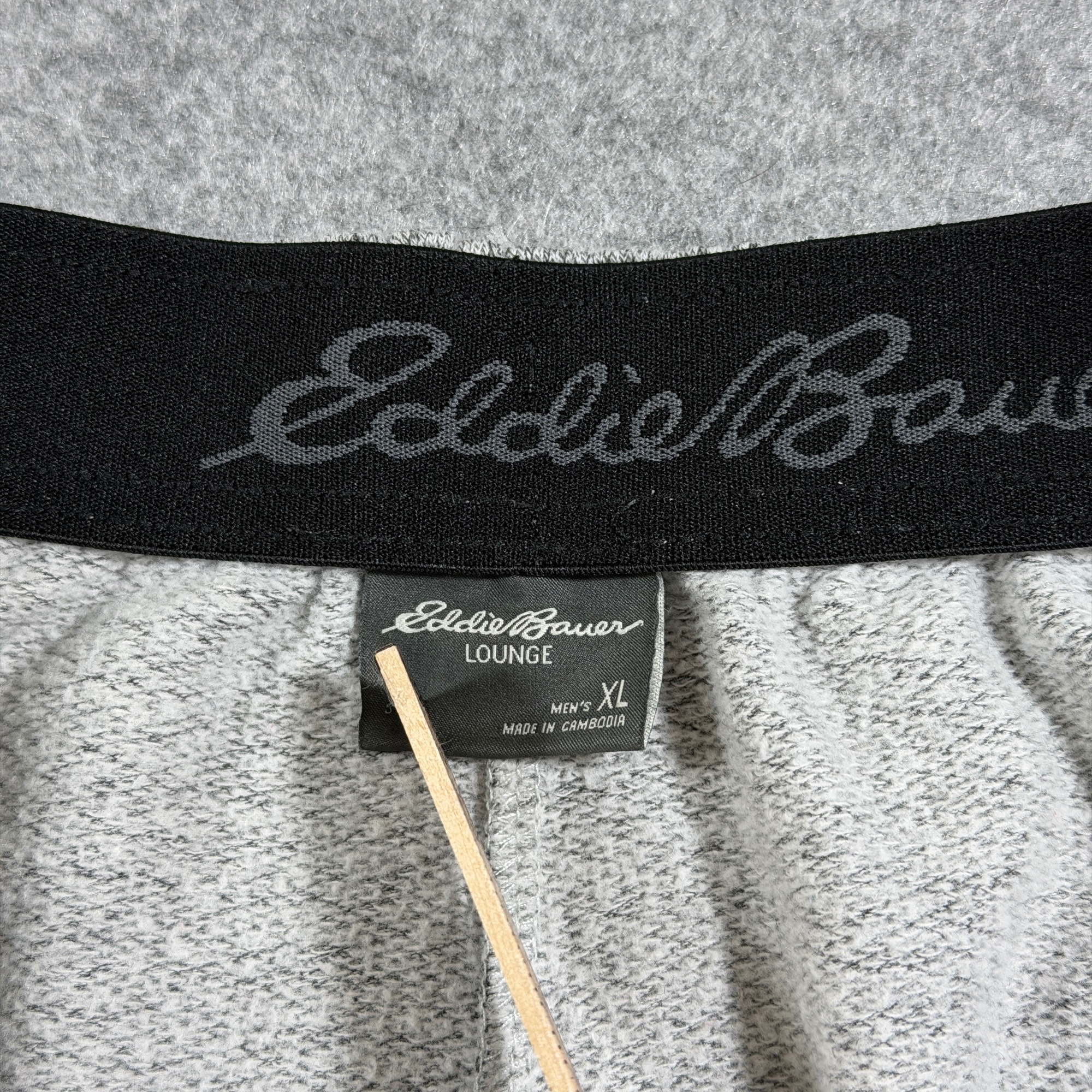 Eddie Bauer Lounge Soft Sweatpants Mens XL Heather Gray Drawstring Elastic Waist thumbnail 4