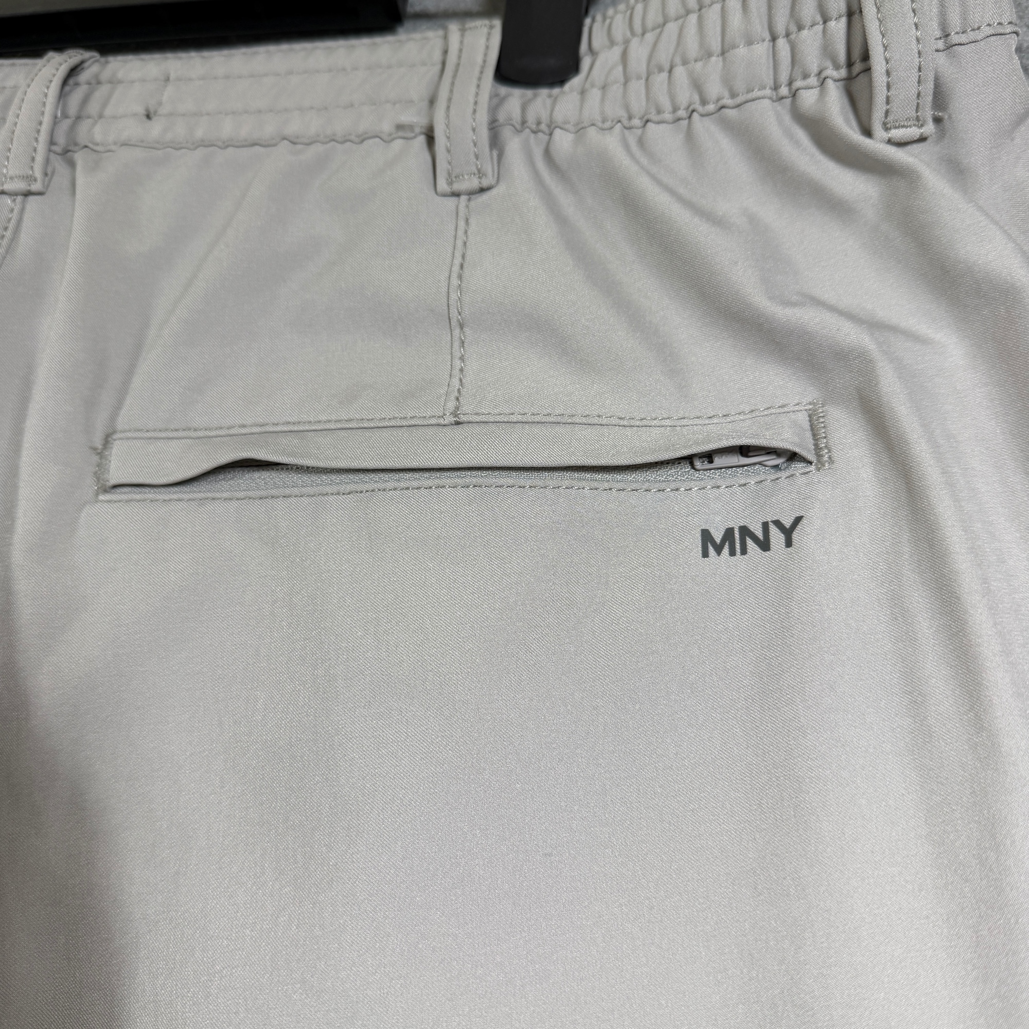 Marc New York Pants Mens 36x30 Khaki Stretch Elastic Waist Relaxed Fit Casual thumbnail 4