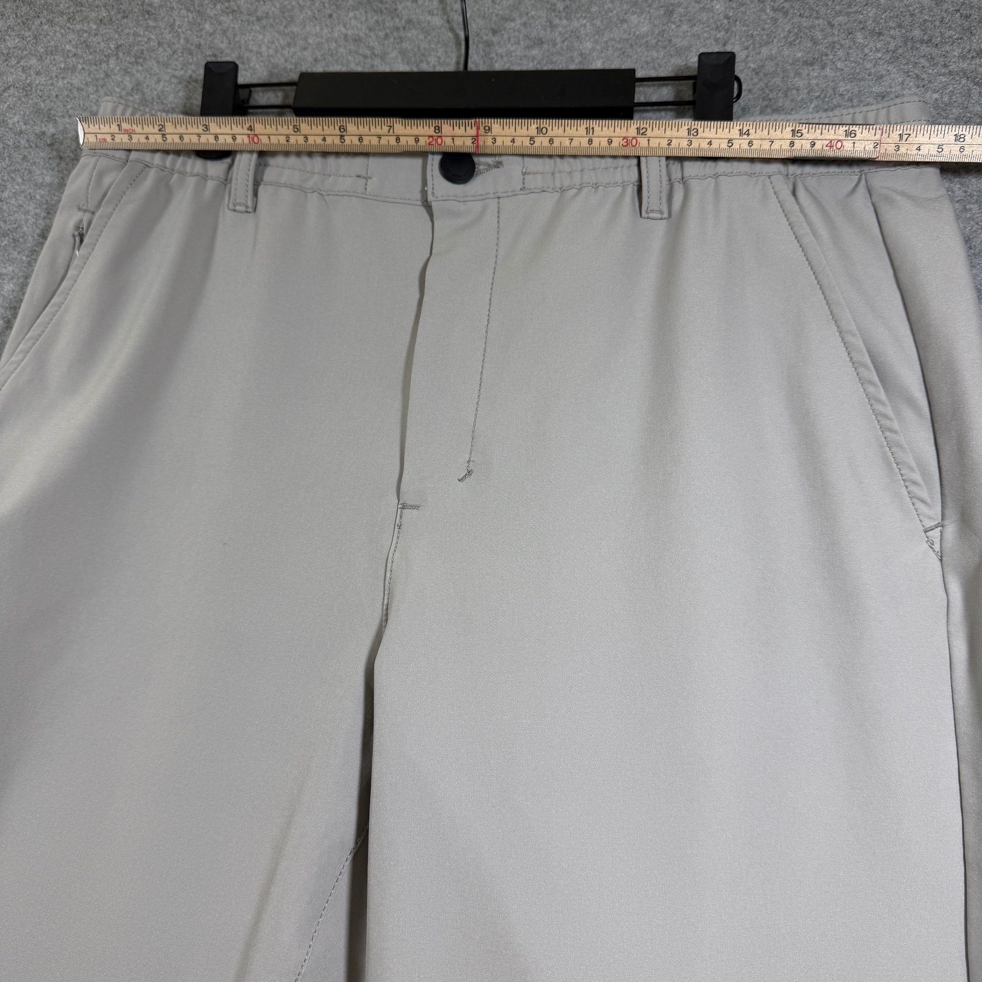 Marc New York Pants Mens 36x30 Khaki Stretch Elastic Waist Relaxed Fit Casual thumbnail 6