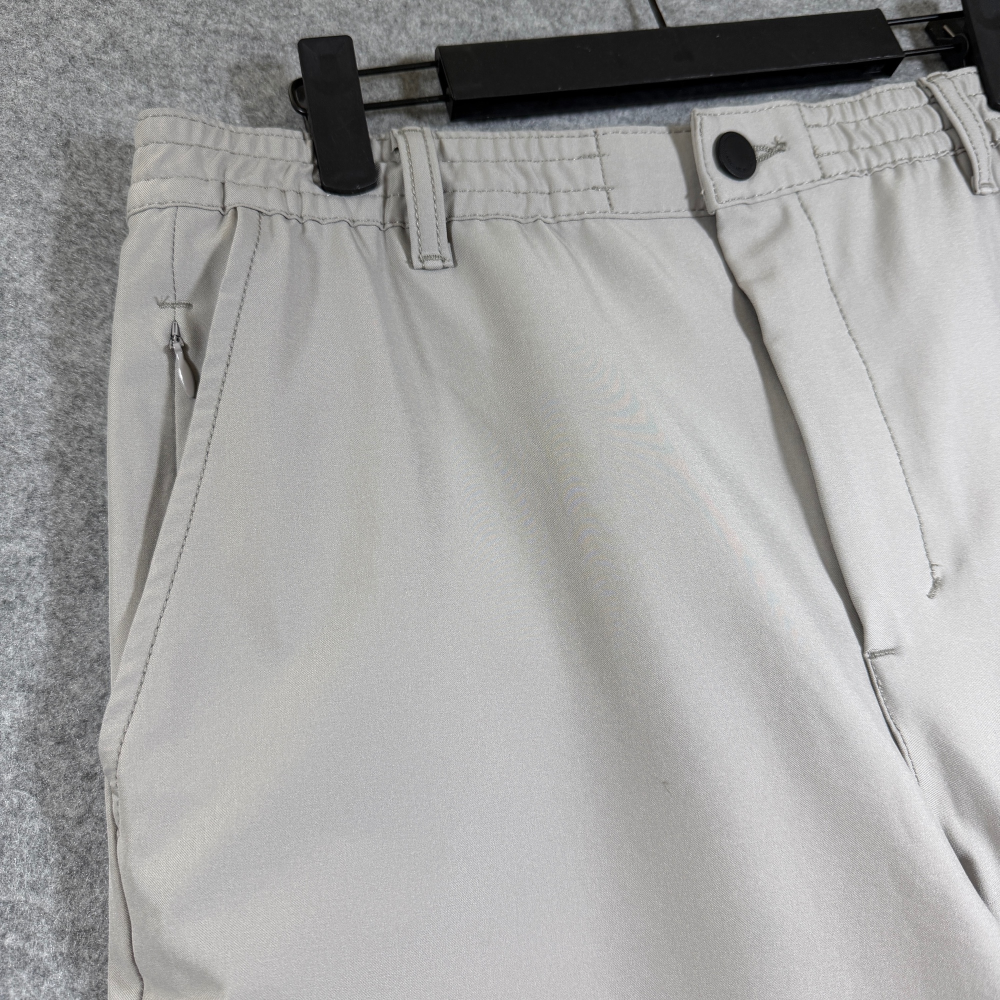 Marc New York Pants Mens 36x30 Khaki Stretch Elastic Waist Relaxed Fit Casual thumbnail 8