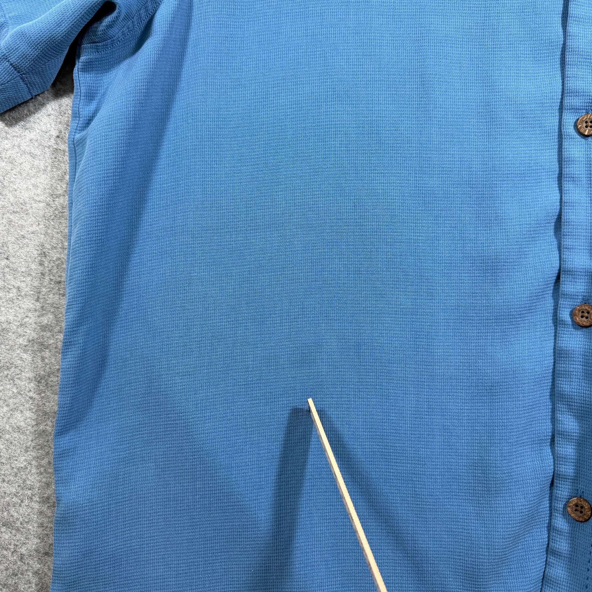 Tommy Bahama Silk Shirt Mens XL Blue Island Zone Short Sleeve Button Up Beach thumbnail 5