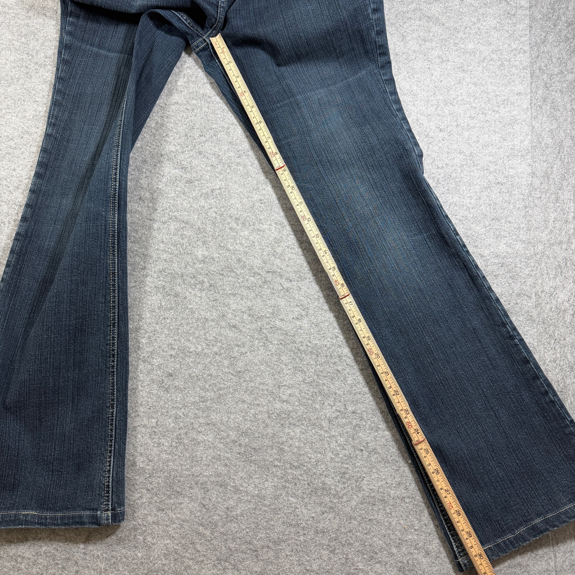 Vintage Chicos Platinum Jeans Womens 4 (27x30) Dark Wash Blue Denim Bootcut thumbnail 5