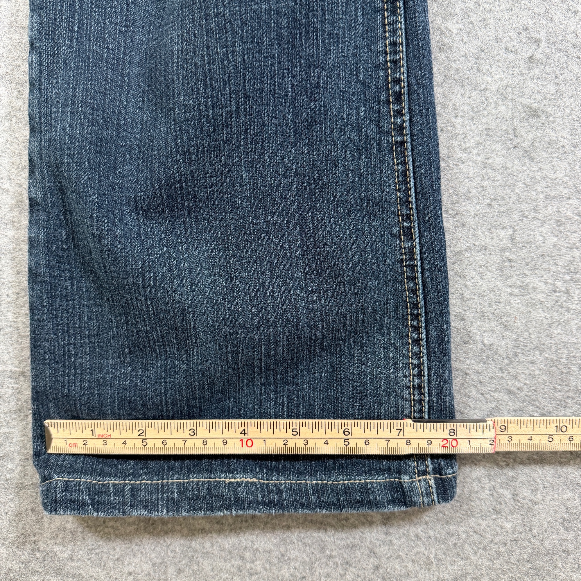 Vintage Chicos Platinum Jeans Womens 4 (27x30) Dark Wash Blue Denim Bootcut thumbnail 9