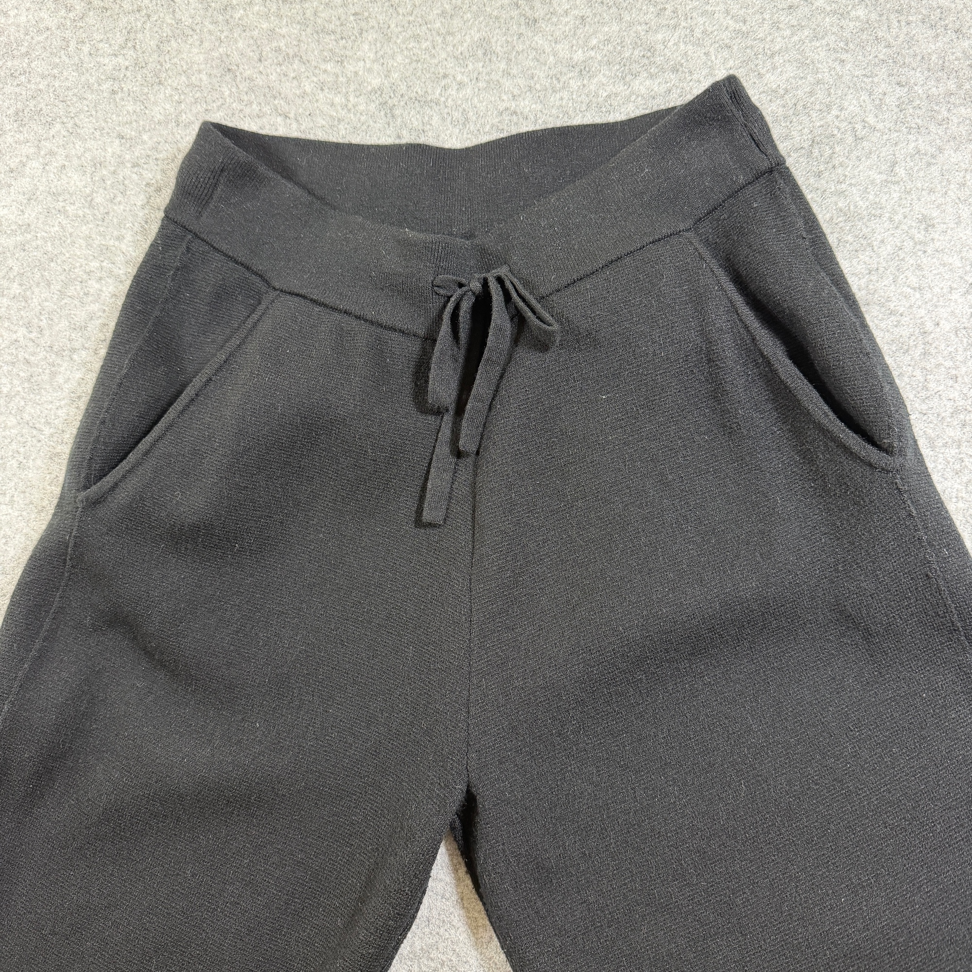 Banana Republic Knit Jogger Pants Womens XXS Black Drawstring Stretch Lounge thumbnail 4