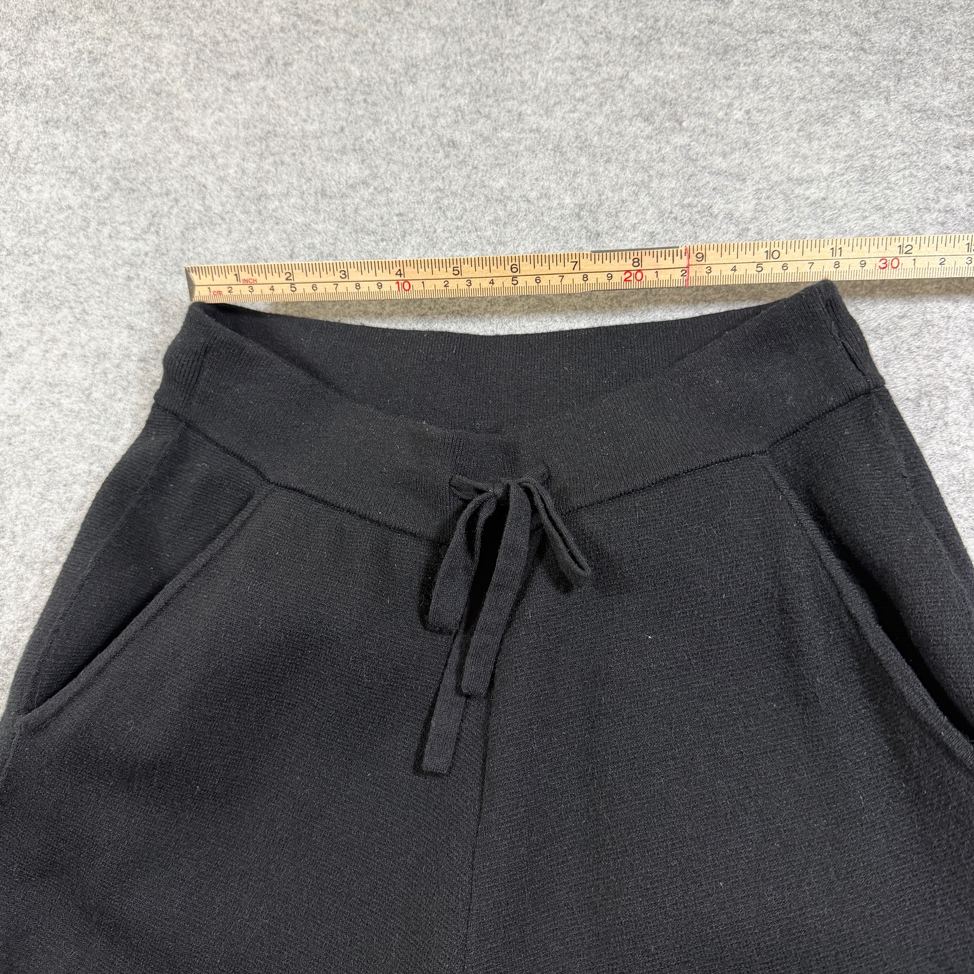 Banana Republic Knit Jogger Pants Womens XXS Black Drawstring Stretch Lounge thumbnail 5