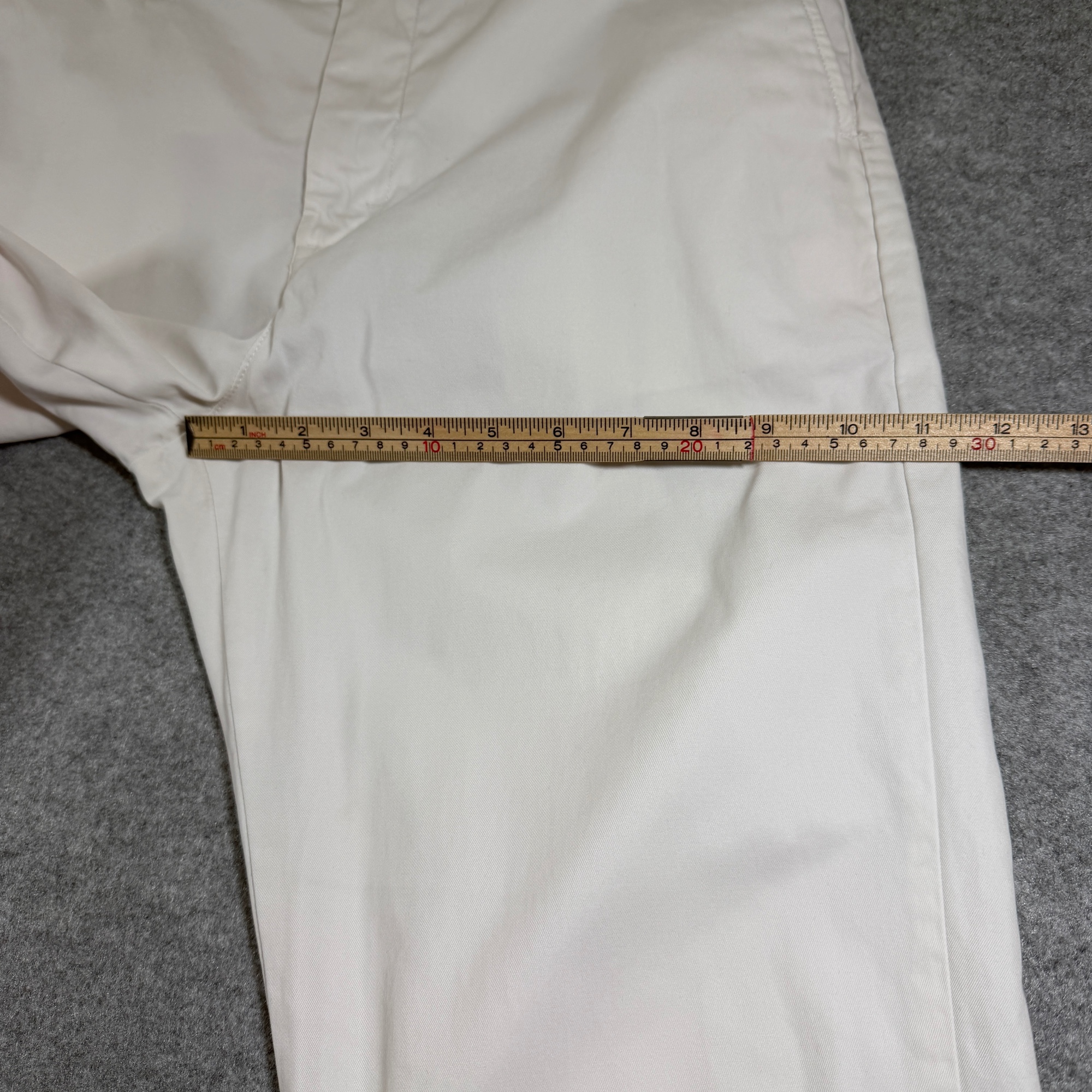 Polo Ralph Lauren Classic Fit Chino Pants Womens 10 White Cotton Straight Leg thumbnail 10