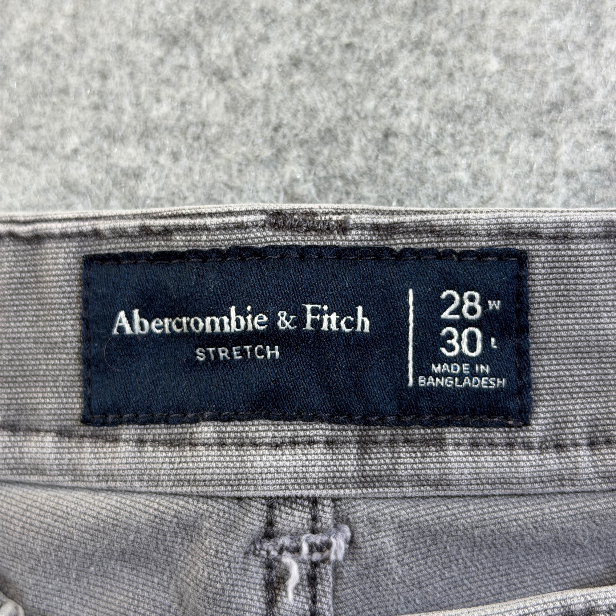 Abercrombie & Fitch Carpenter Pants Womens 28x30 Gray Cargo Utility Stretch thumbnail 6
