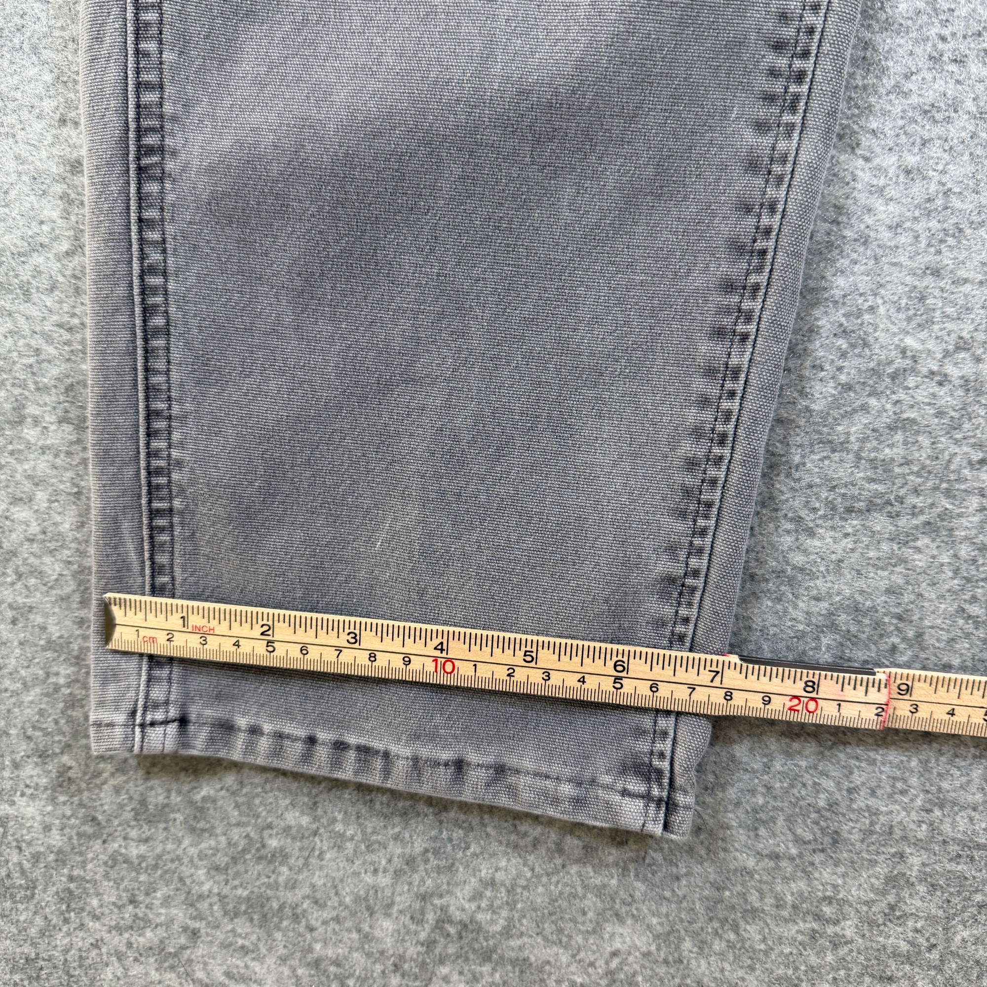 Abercrombie & Fitch Carpenter Pants Womens 28x30 Gray Cargo Utility Stretch thumbnail 9
