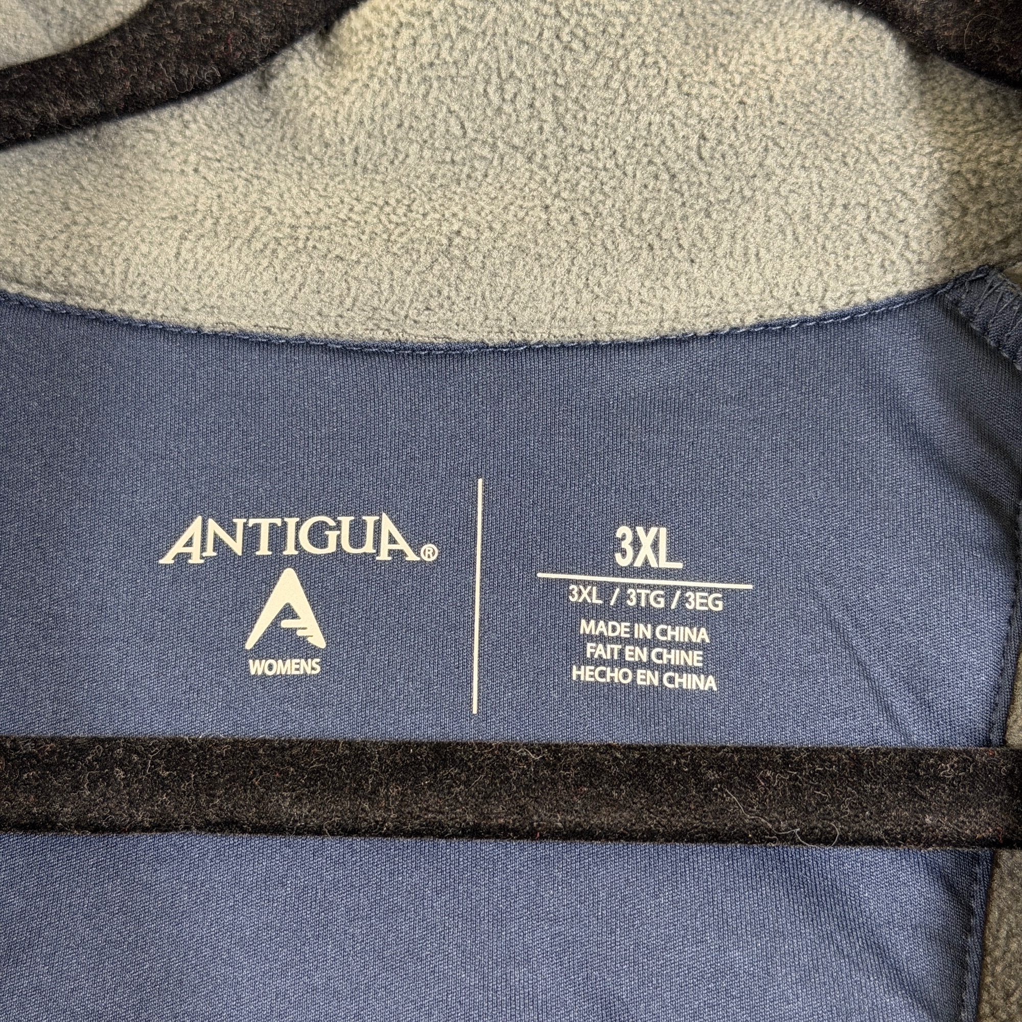 Antigua Memphis Grizzlies Full Zip Jacket Womens 3XL Navy NBA Embroidered Logo thumbnail 4