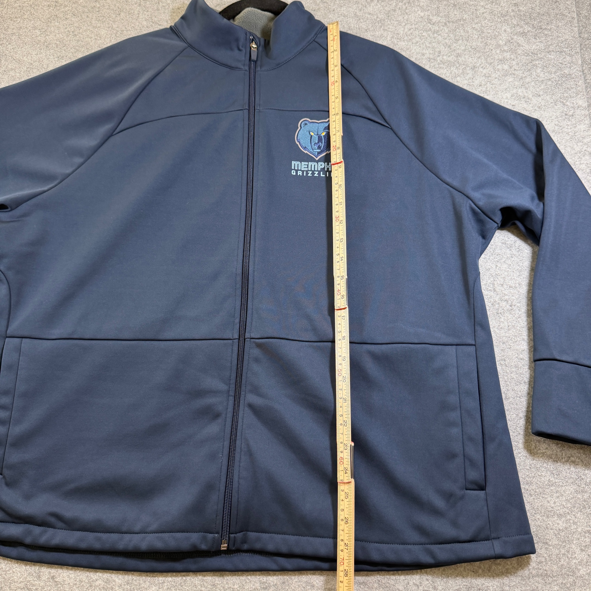 Antigua Memphis Grizzlies Full Zip Jacket Womens 3XL Navy NBA Embroidered Logo thumbnail 6