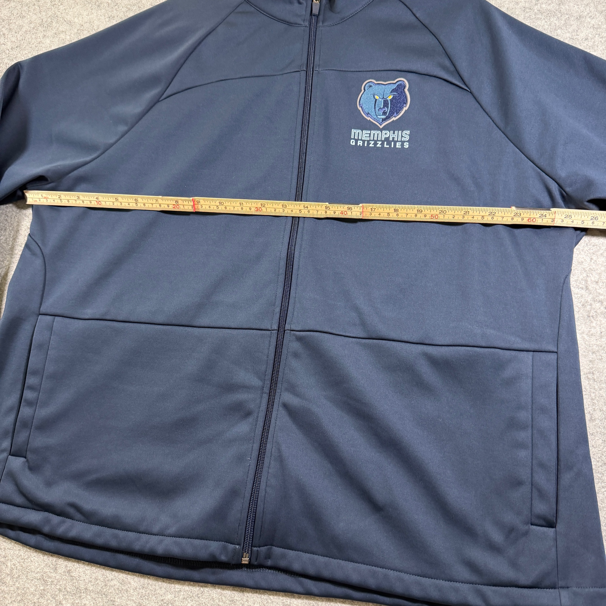 Antigua Memphis Grizzlies Full Zip Jacket Womens 3XL Navy NBA Embroidered Logo thumbnail 7