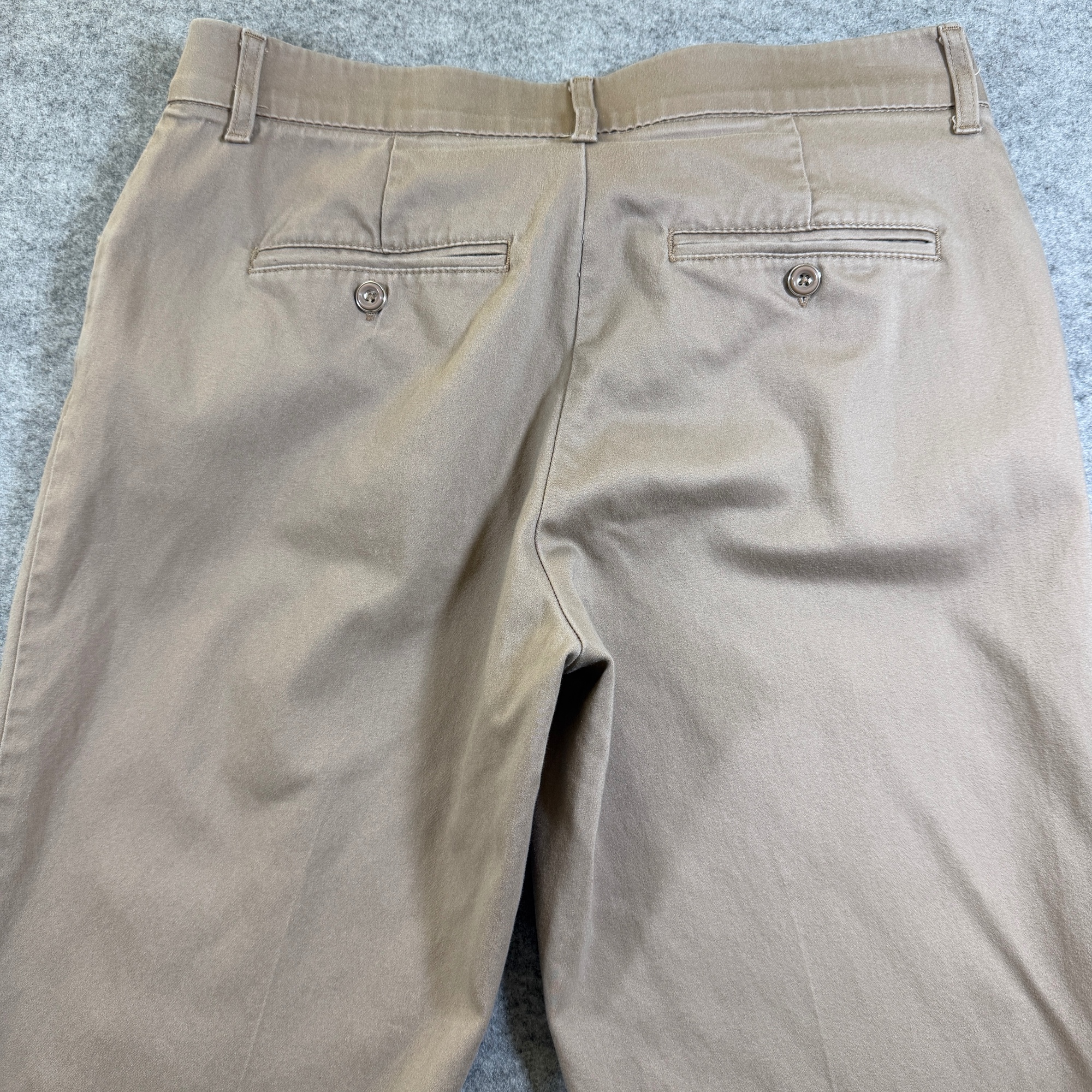 Lee Flex Motion Pants Womens 10 Long Khaki Straight Leg Mid Rise Stretch thumbnail 5