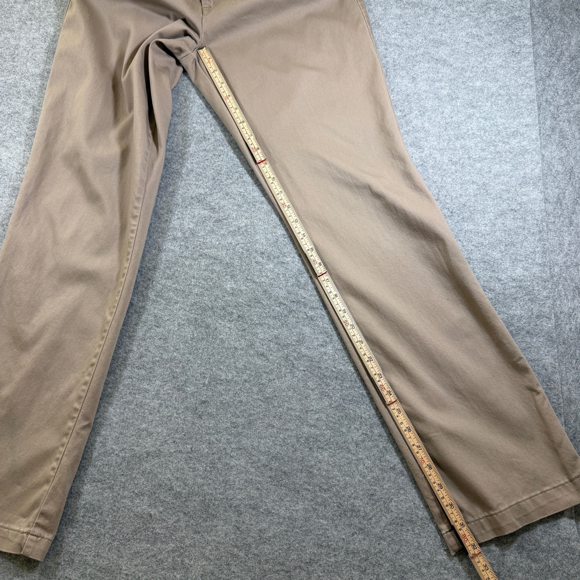 Lee Flex Motion Pants Womens 10 Long Khaki Straight Leg Mid Rise Stretch thumbnail 7