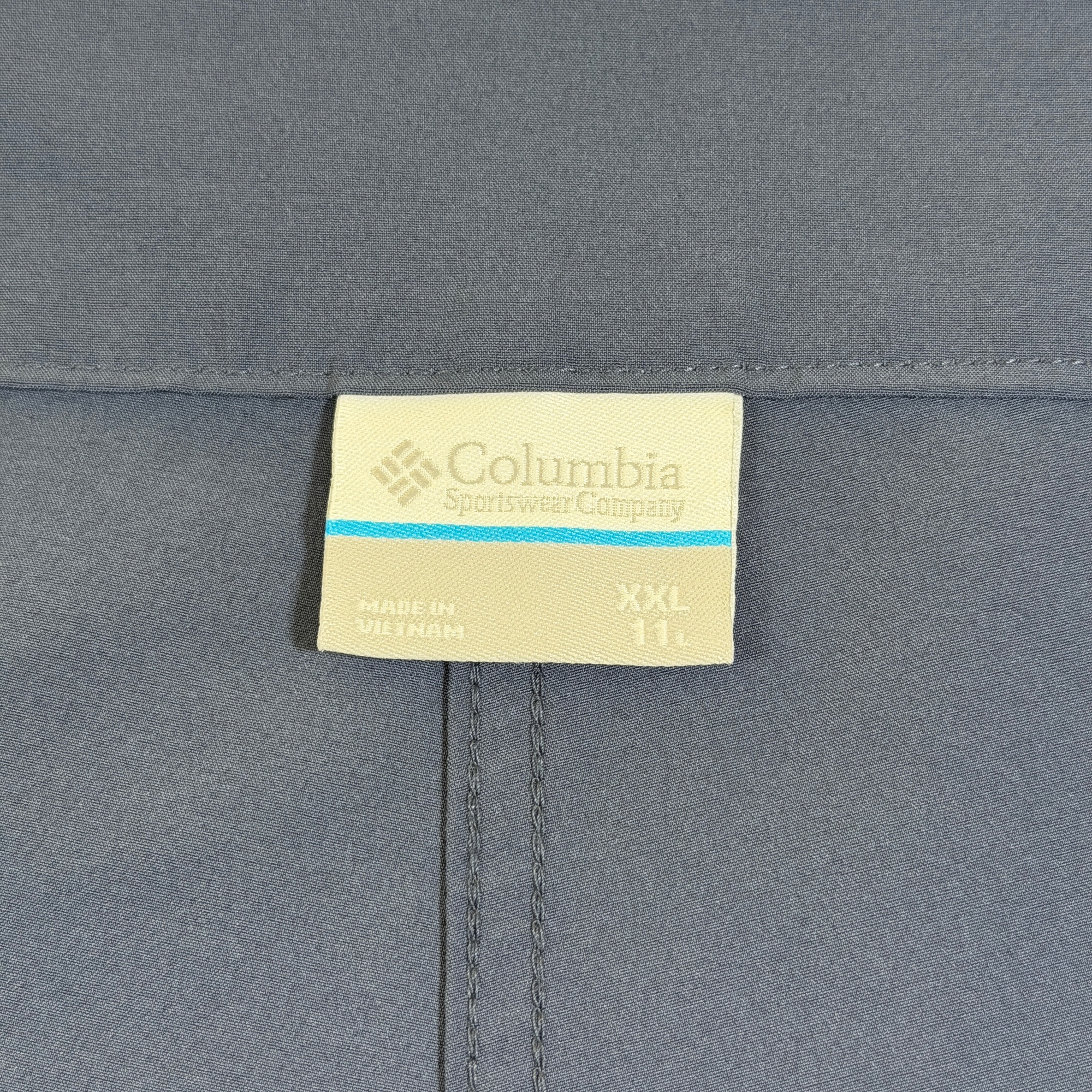 Columbia Swim Shorts Mens XXL Navy Blue Boardshort Elastic Waist Side Zip Pocket thumbnail 4