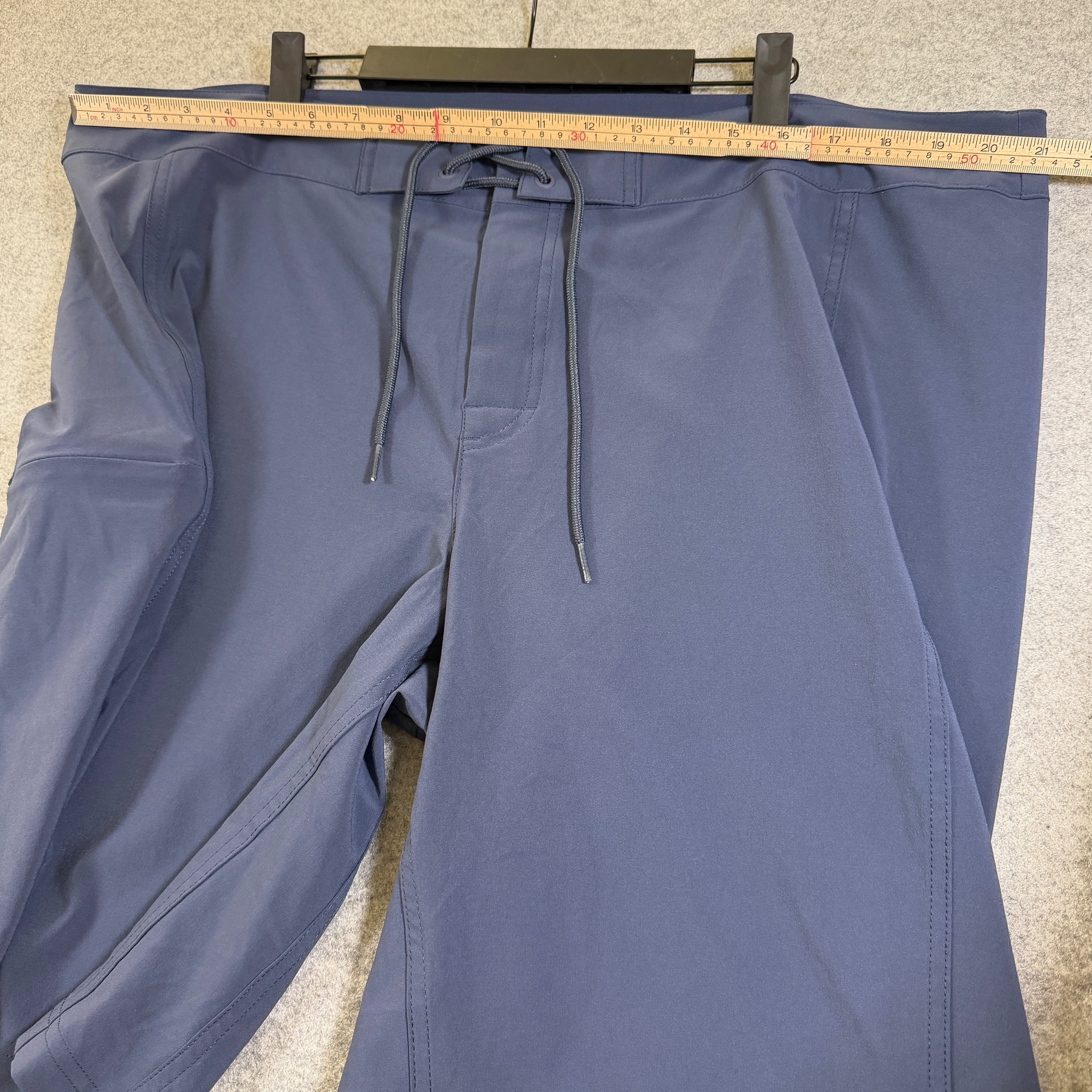 Columbia Swim Shorts Mens XXL Navy Blue Boardshort Elastic Waist Side Zip Pocket thumbnail 5
