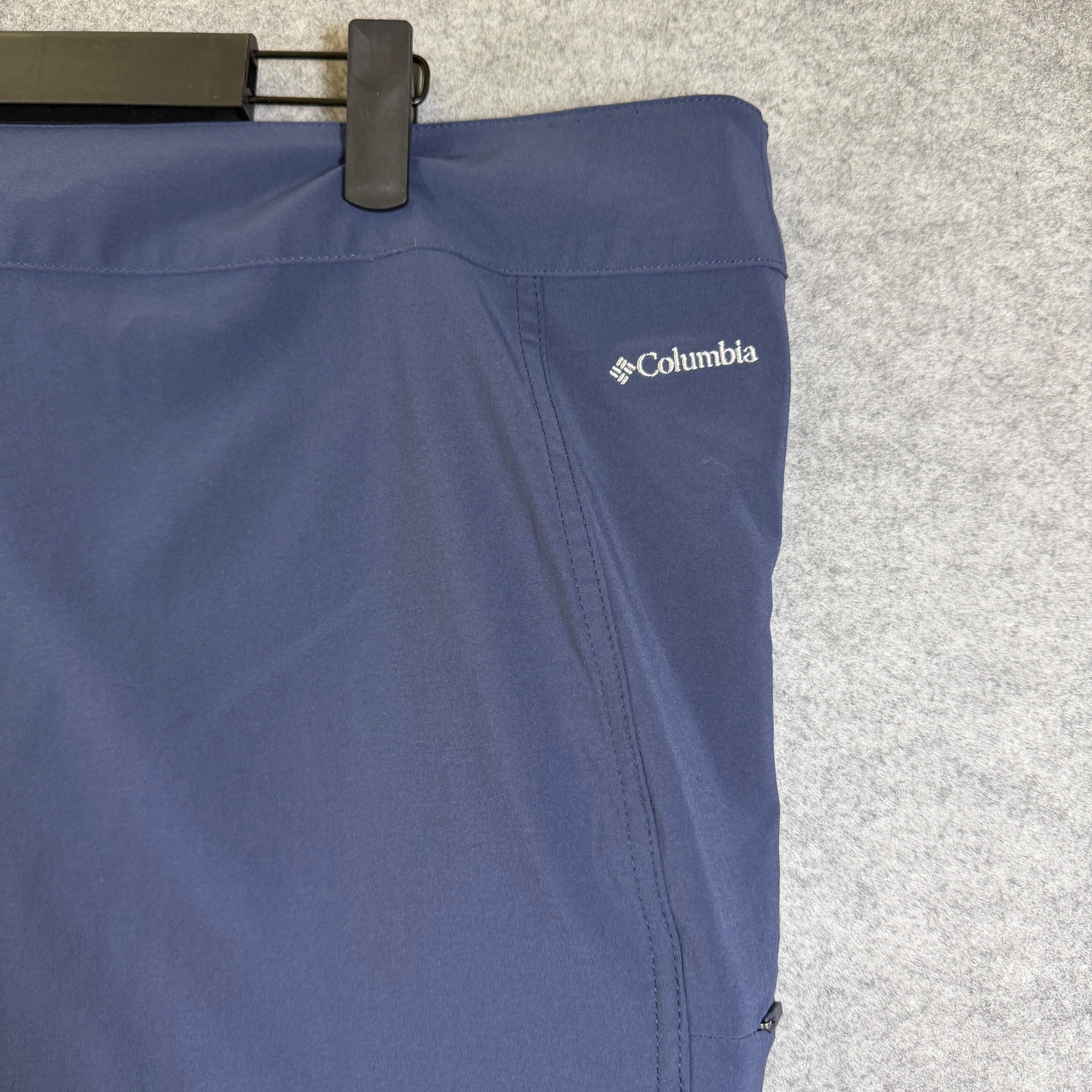 Columbia Swim Shorts Mens XXL Navy Blue Boardshort Elastic Waist Side Zip Pocket thumbnail 7