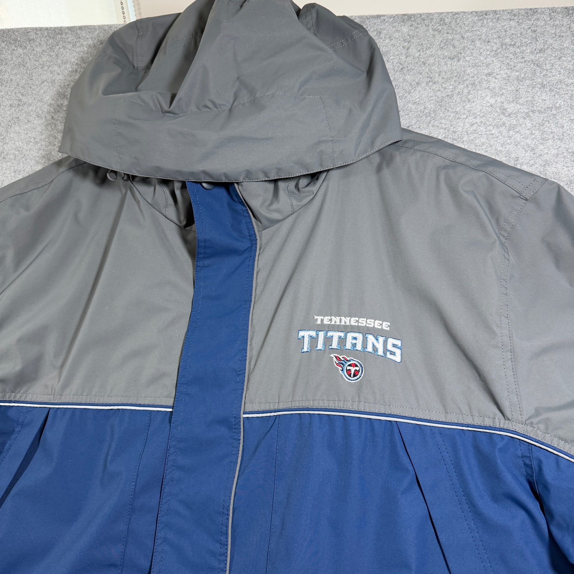 Vintage Tennessee Titans NFL Coat Mens 3X Waterproof Fleece Lined Ski Style thumbnail 5