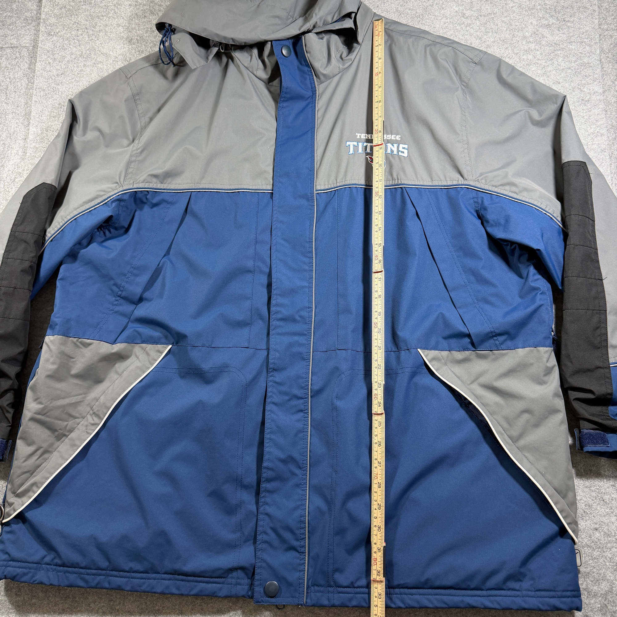 Vintage Tennessee Titans NFL Coat Mens 3X Waterproof Fleece Lined Ski Style thumbnail 7