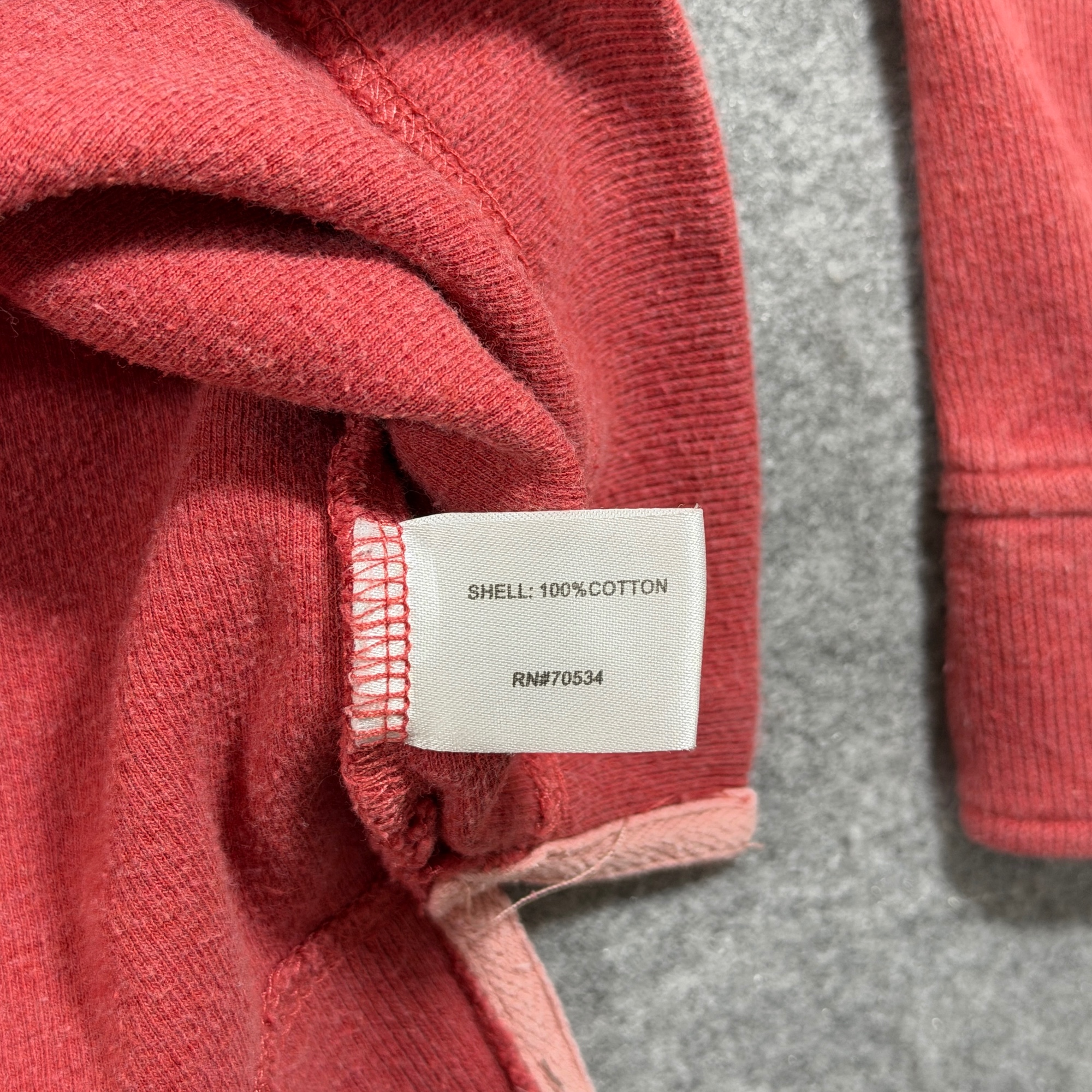 Orvis 1/4 Zip Sweater Womens S Coral Red Ribbed Knit Pullover Outdoor Preppy thumbnail 11