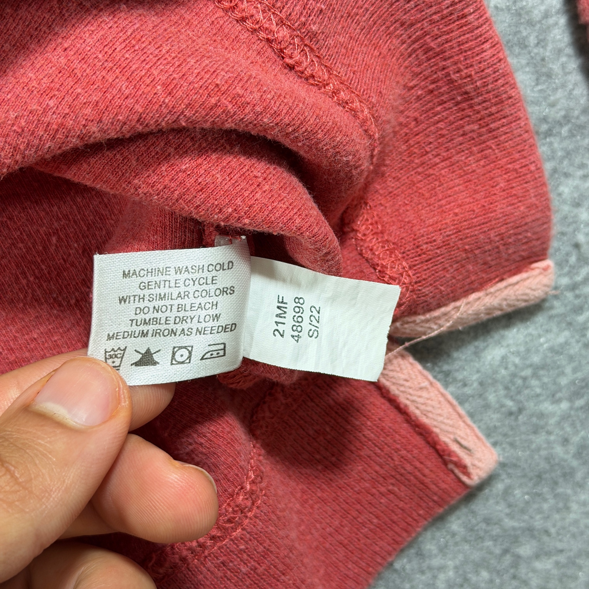 Orvis 1/4 Zip Sweater Womens S Coral Red Ribbed Knit Pullover Outdoor Preppy thumbnail 12