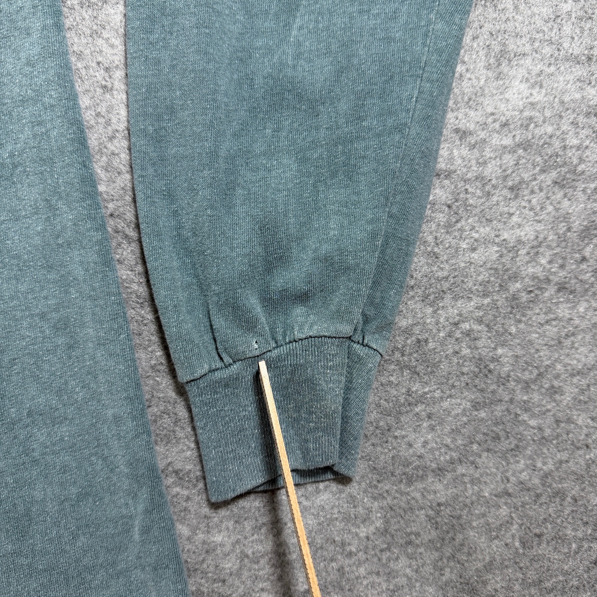 Breckenridge Colorado Long Sleeve T Shirt Mens M Teal Acid Wash Souvenir Cotton thumbnail 7