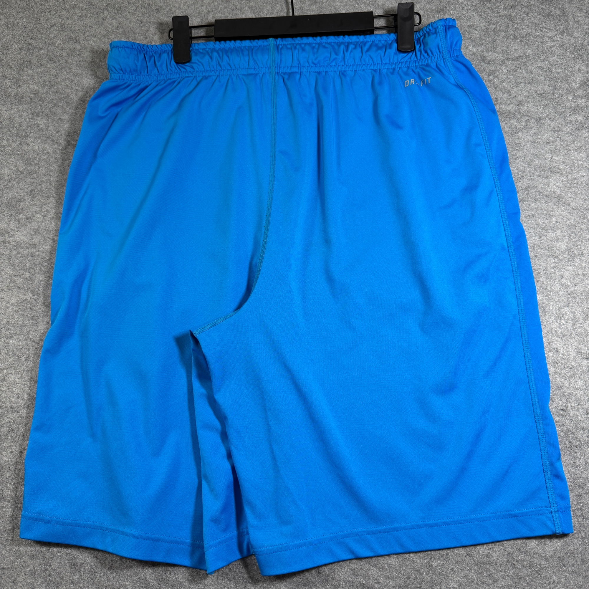 Nike Dri-Fit Shorts Mens L Blue Drawstring Waist Side Pockets Athletic Running thumbnail 2