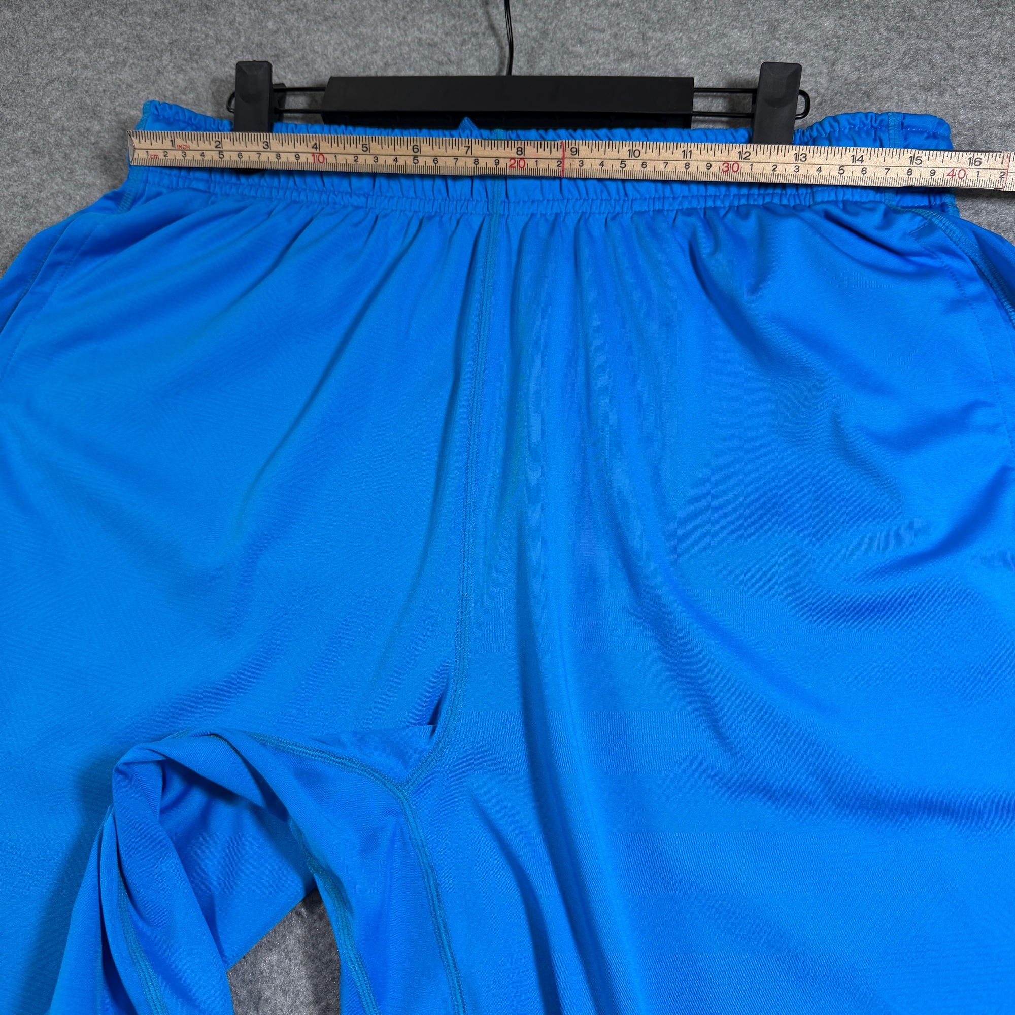 Nike Dri-Fit Shorts Mens L Blue Drawstring Waist Side Pockets Athletic Running thumbnail 7