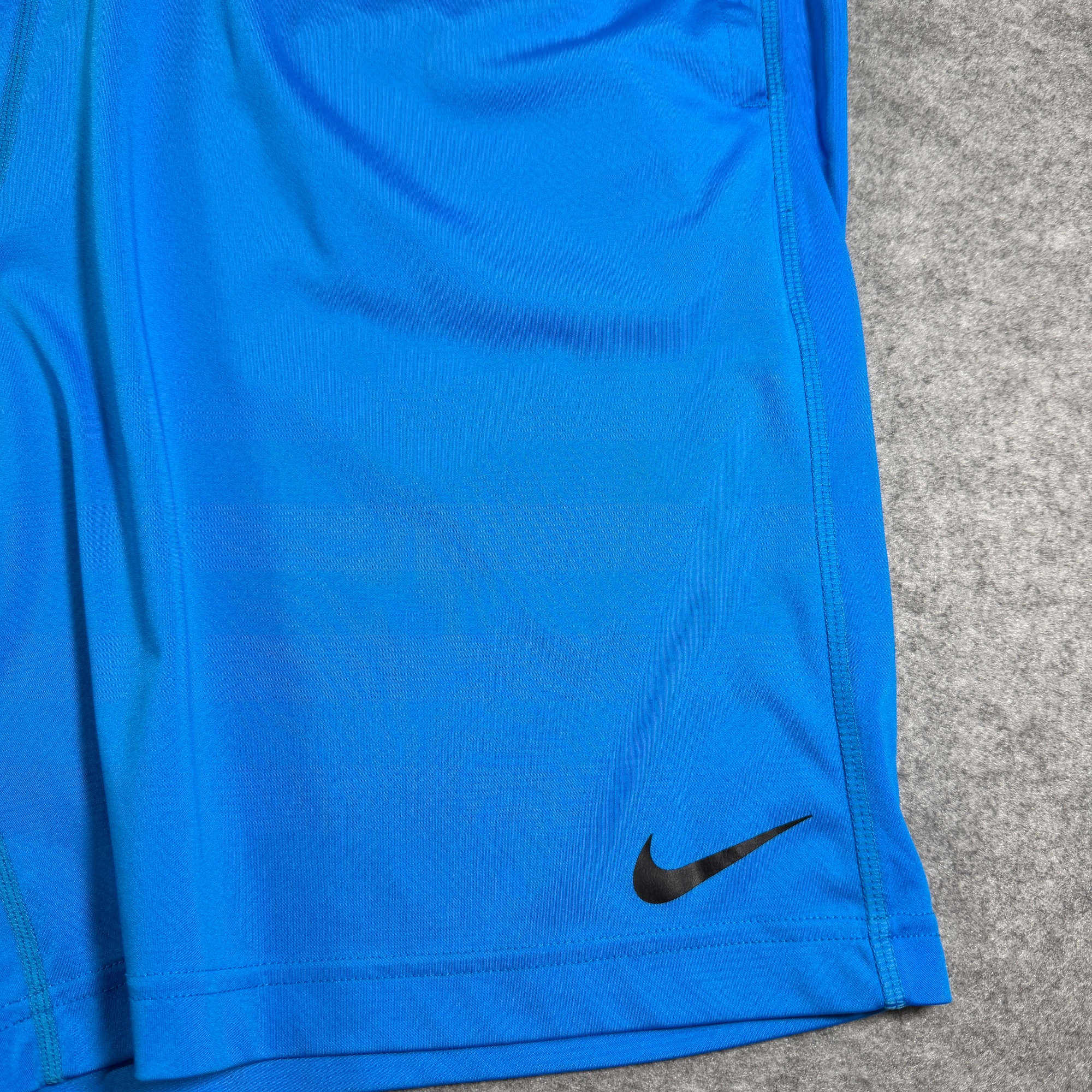 Nike Dri-Fit Shorts Mens L Blue Drawstring Waist Side Pockets Athletic Running thumbnail 8