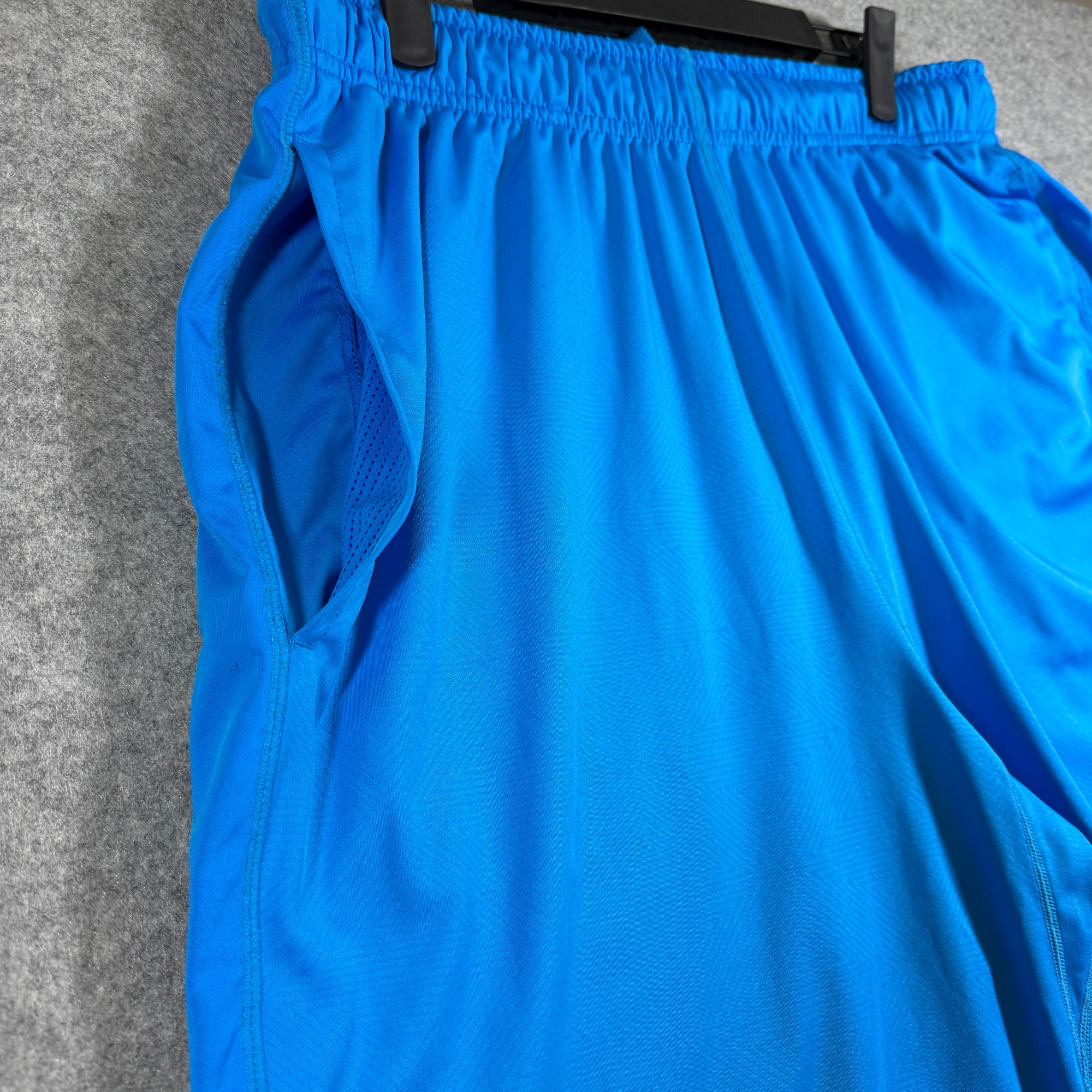 Nike Dri-Fit Shorts Mens L Blue Drawstring Waist Side Pockets Athletic Running thumbnail 9