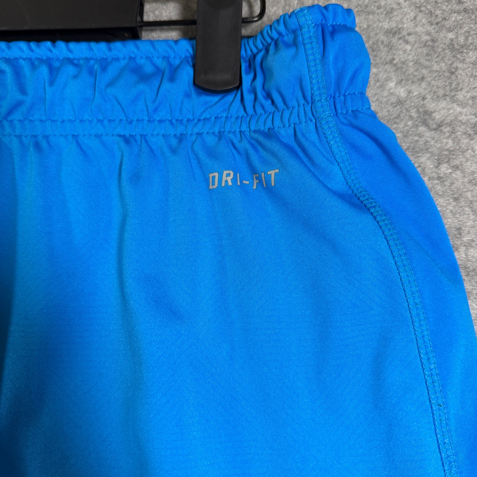 Nike Dri-Fit Shorts Mens L Blue Drawstring Waist Side Pockets Athletic Running thumbnail 10