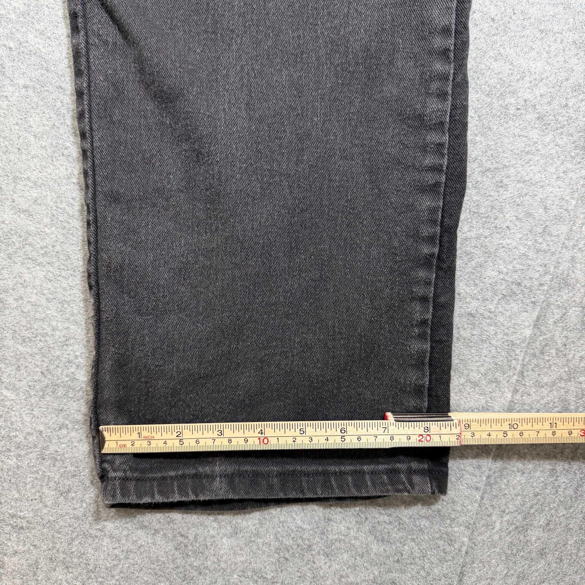 Lee Jeans Womens 16 Long Black Faded Relaxed Fit Denim Five Pocket Stretch thumbnail 9