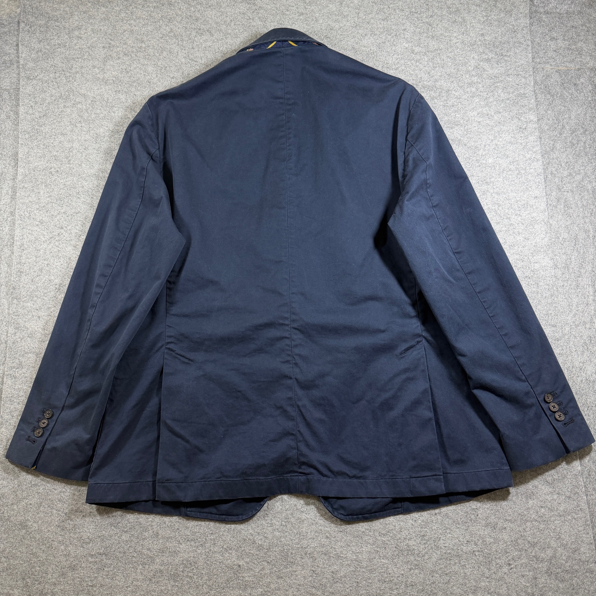 Polo Ralph Lauren Sport Coat Mens XXL Navy Two Button Notch Lapel Cotton Blazer thumbnail 2