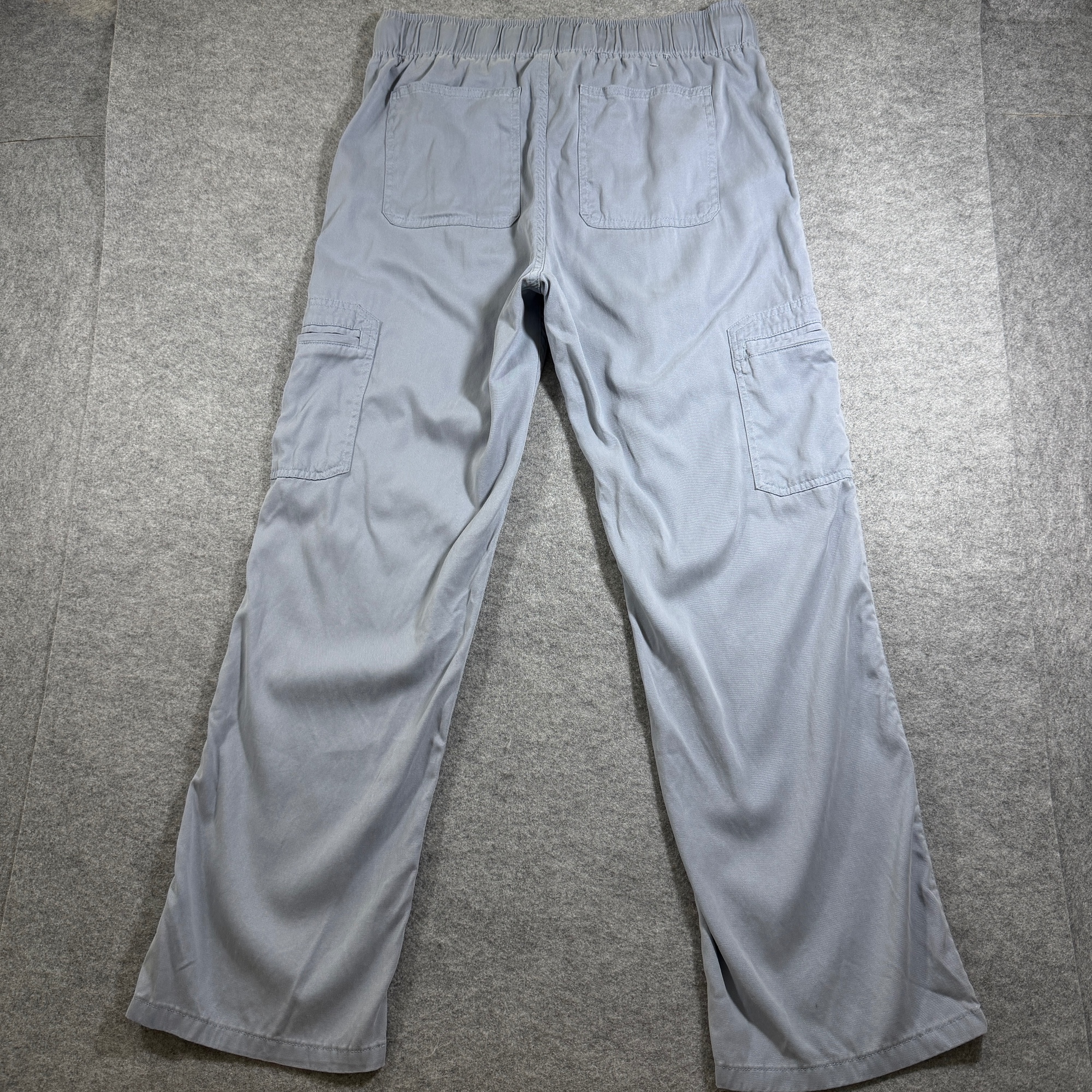 Buffalo David Bitton Cargo Pants Womens M Blue Drawstring Waist Relaxed Fit thumbnail 2