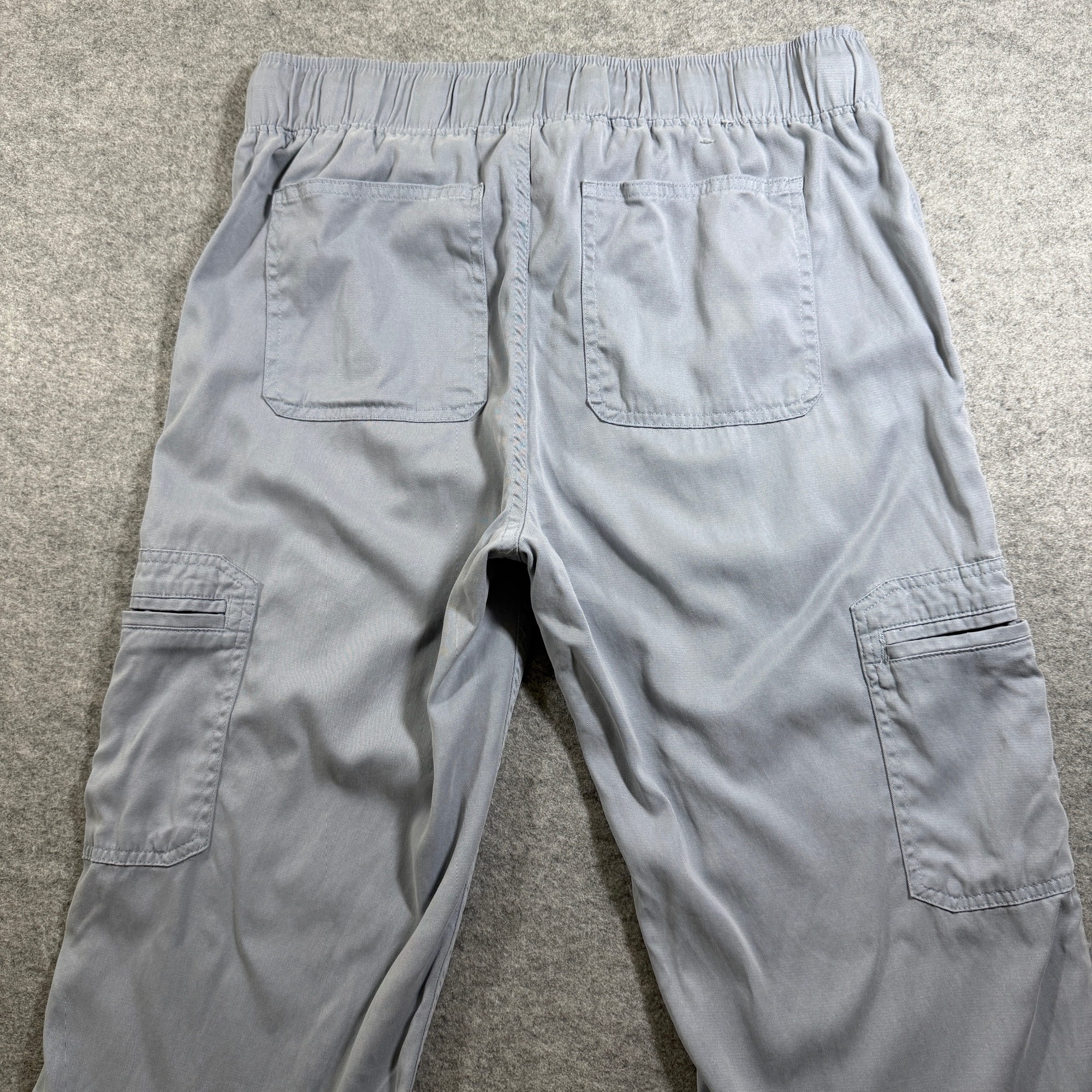 Buffalo David Bitton Cargo Pants Womens M Blue Drawstring Waist Relaxed Fit thumbnail 3