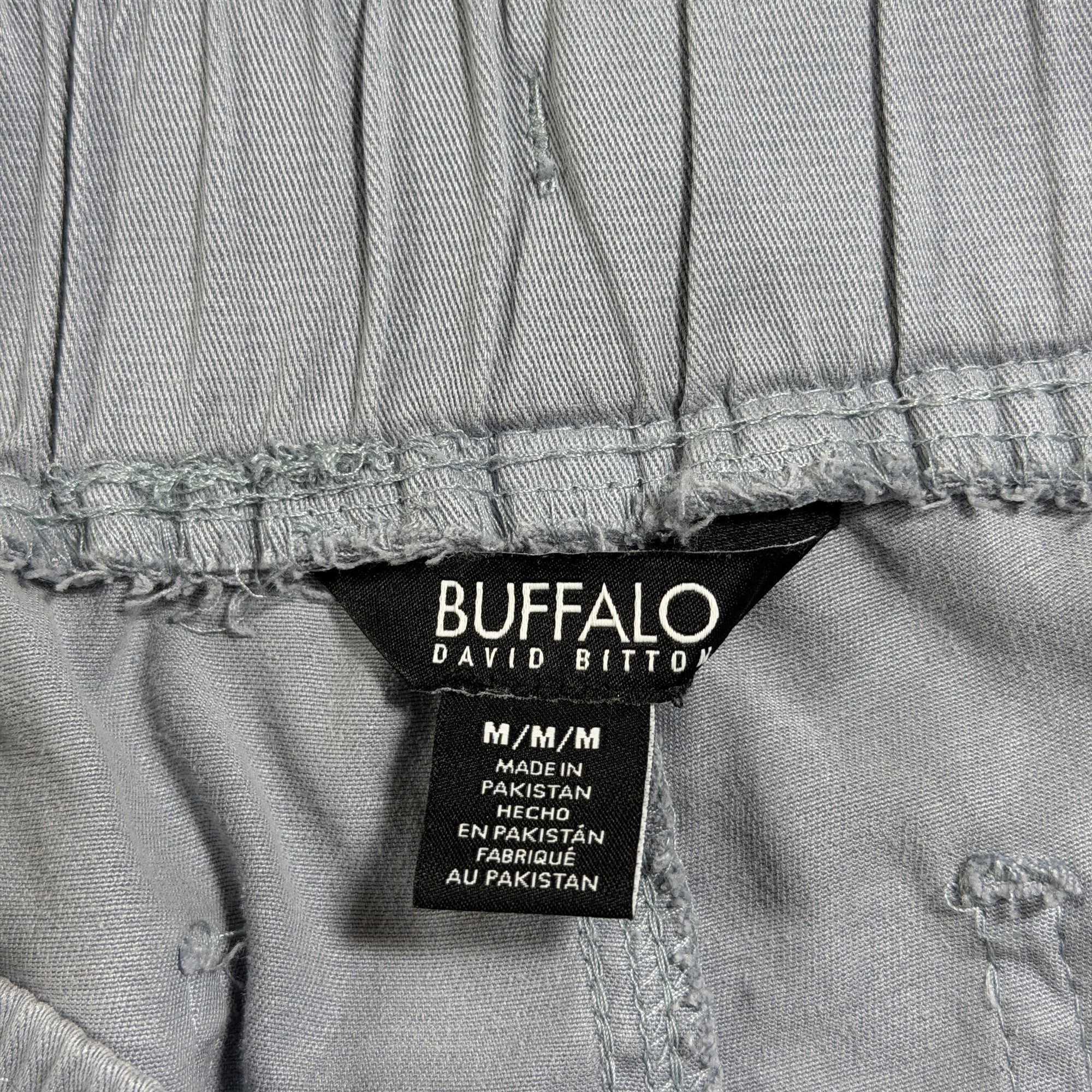 Buffalo David Bitton Cargo Pants Womens M Blue Drawstring Waist Relaxed Fit thumbnail 5