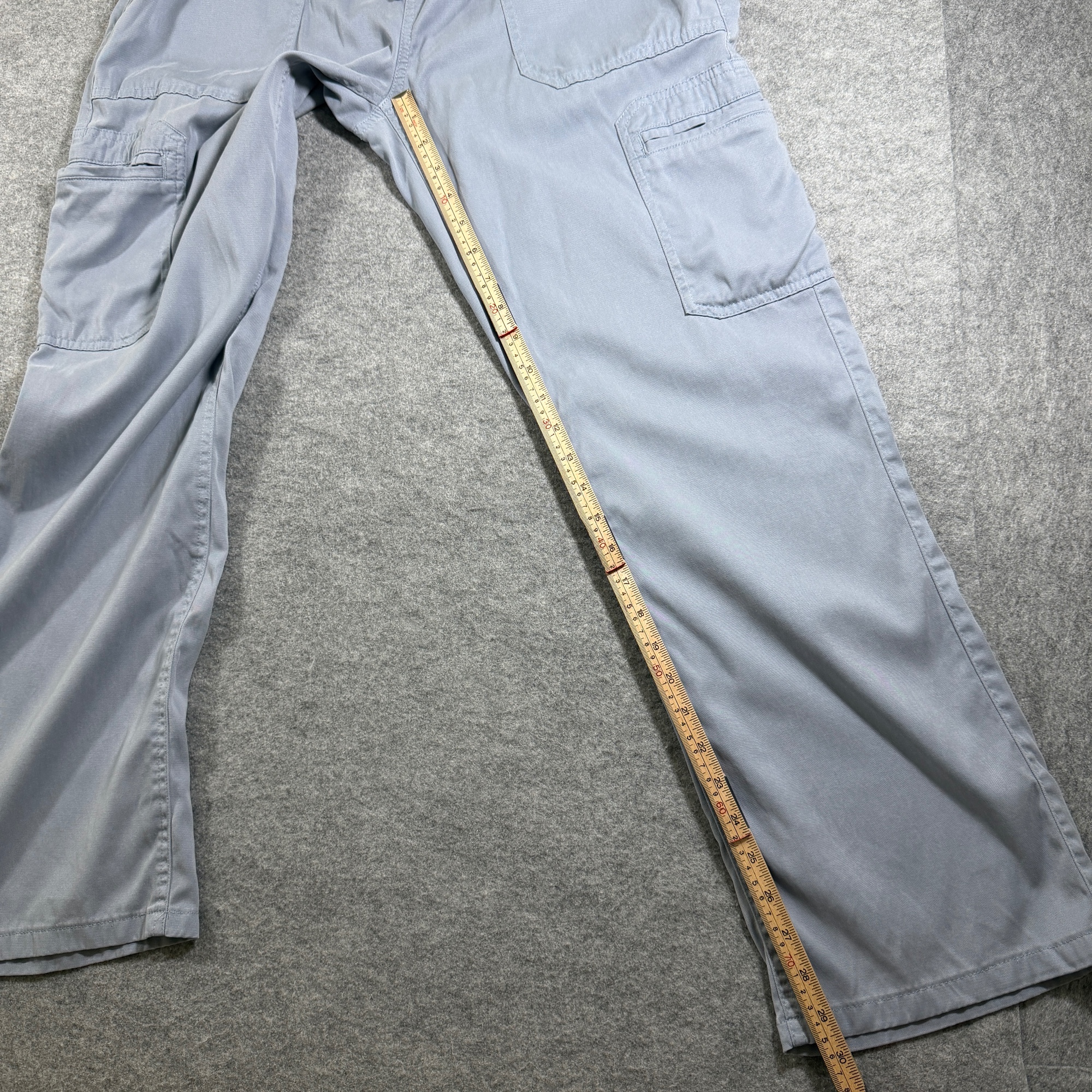 Buffalo David Bitton Cargo Pants Womens M Blue Drawstring Waist Relaxed Fit thumbnail 7