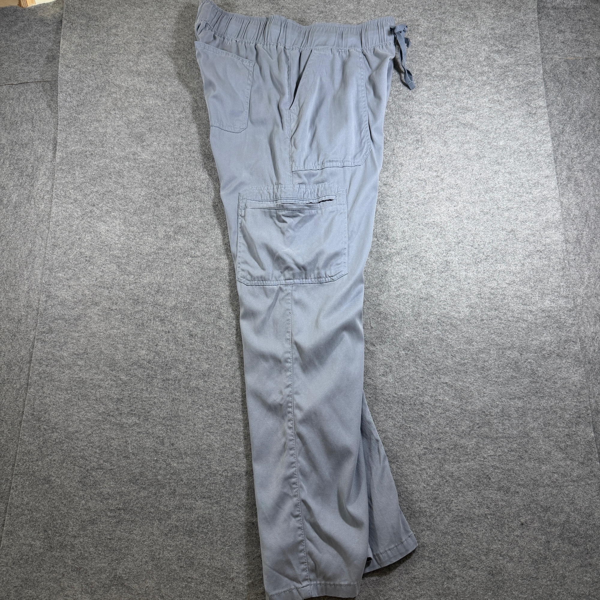 Buffalo David Bitton Cargo Pants Womens M Blue Drawstring Waist Relaxed Fit thumbnail 12