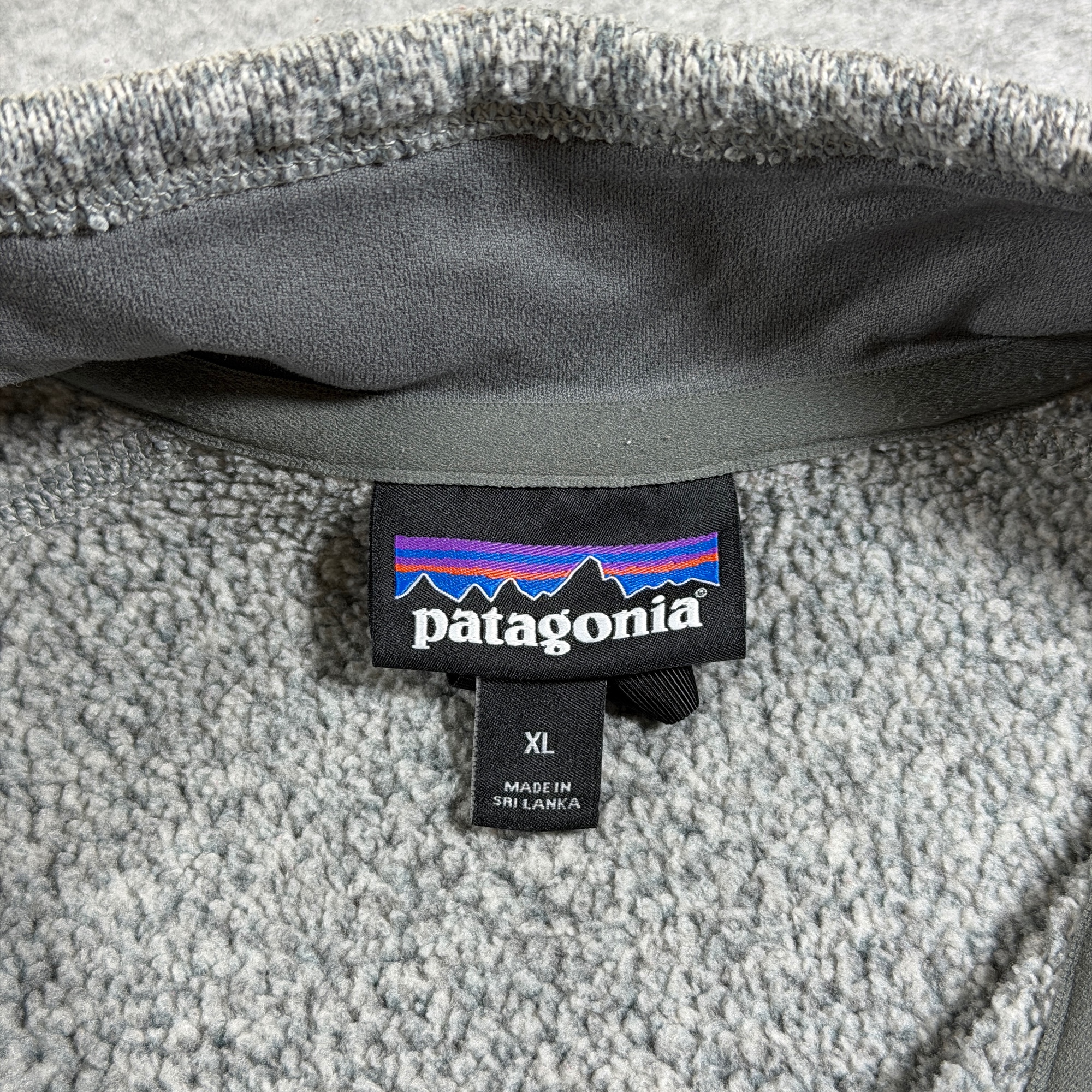 Patagonia Better Sweater Vest Mens XL Gray Full Zip Fleece Chest Pocket Logo thumbnail 5