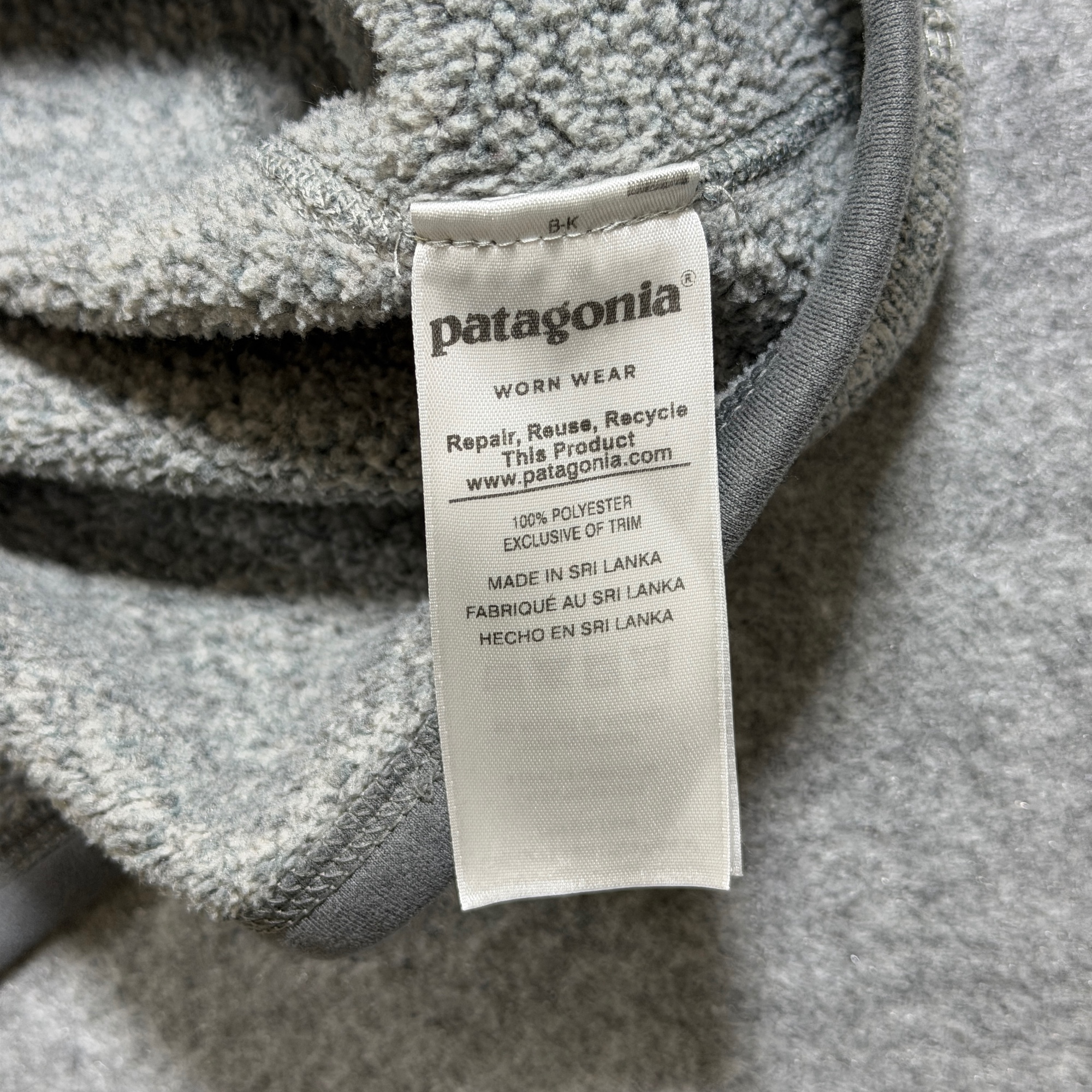 Patagonia Better Sweater Vest Mens XL Gray Full Zip Fleece Chest Pocket Logo thumbnail 10