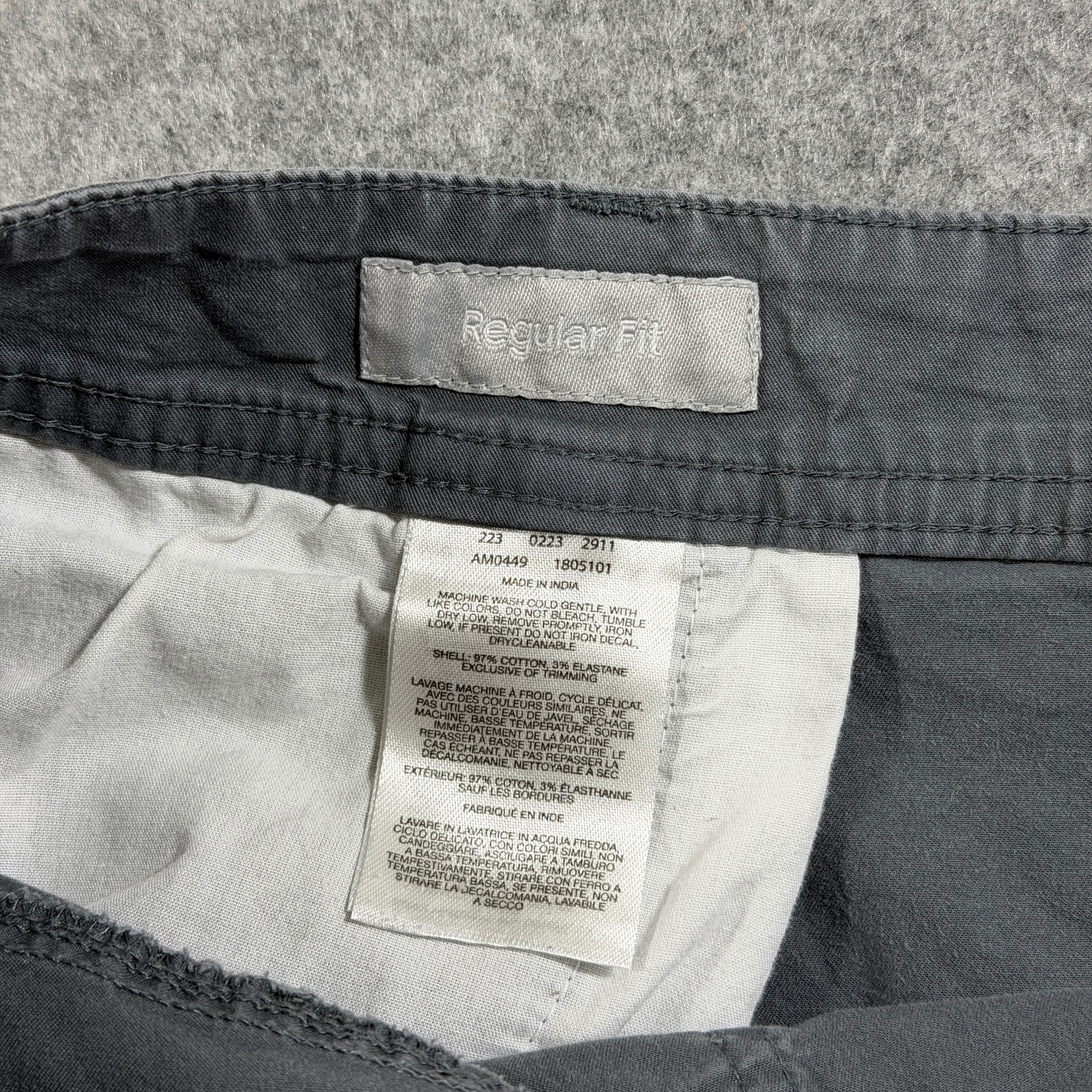 Columbia Pants Mens 40x30 Gray Regular Fit Five Pocket Cotton Stretch Casual thumbnail 4