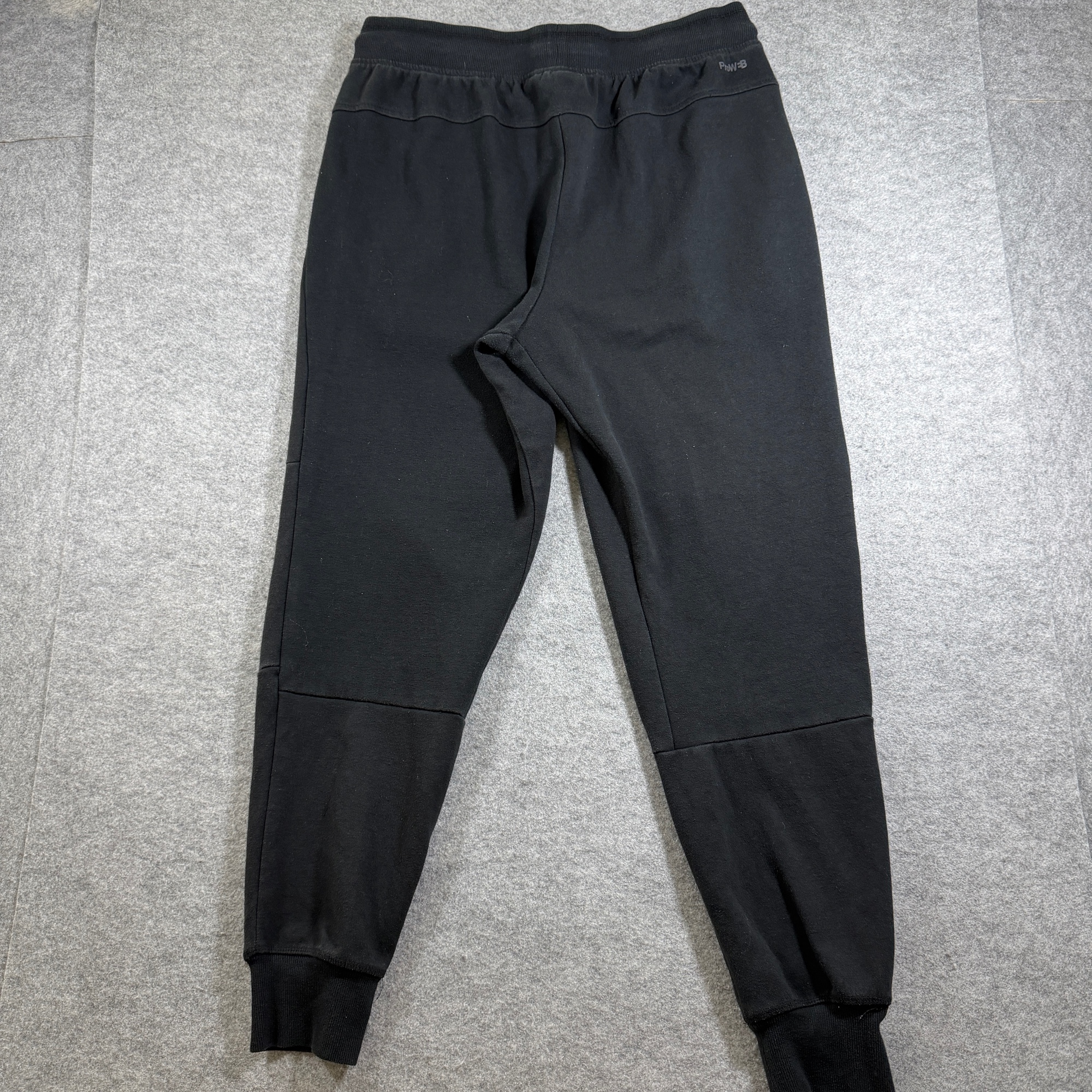 Spyder Active Joggers Mens L Black Drawstring Zip Pockets Ribbed Cuffs Taper thumbnail 2