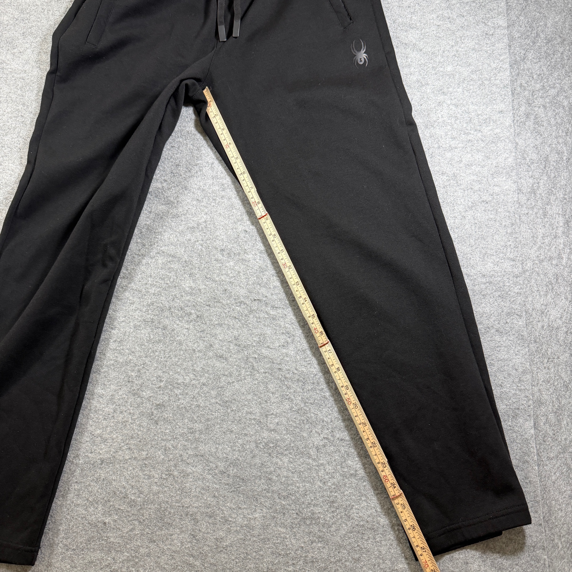 Spyder Active Sweatpants Mens M Black Drawstring Elastic Waist Zip Pockets thumbnail 7