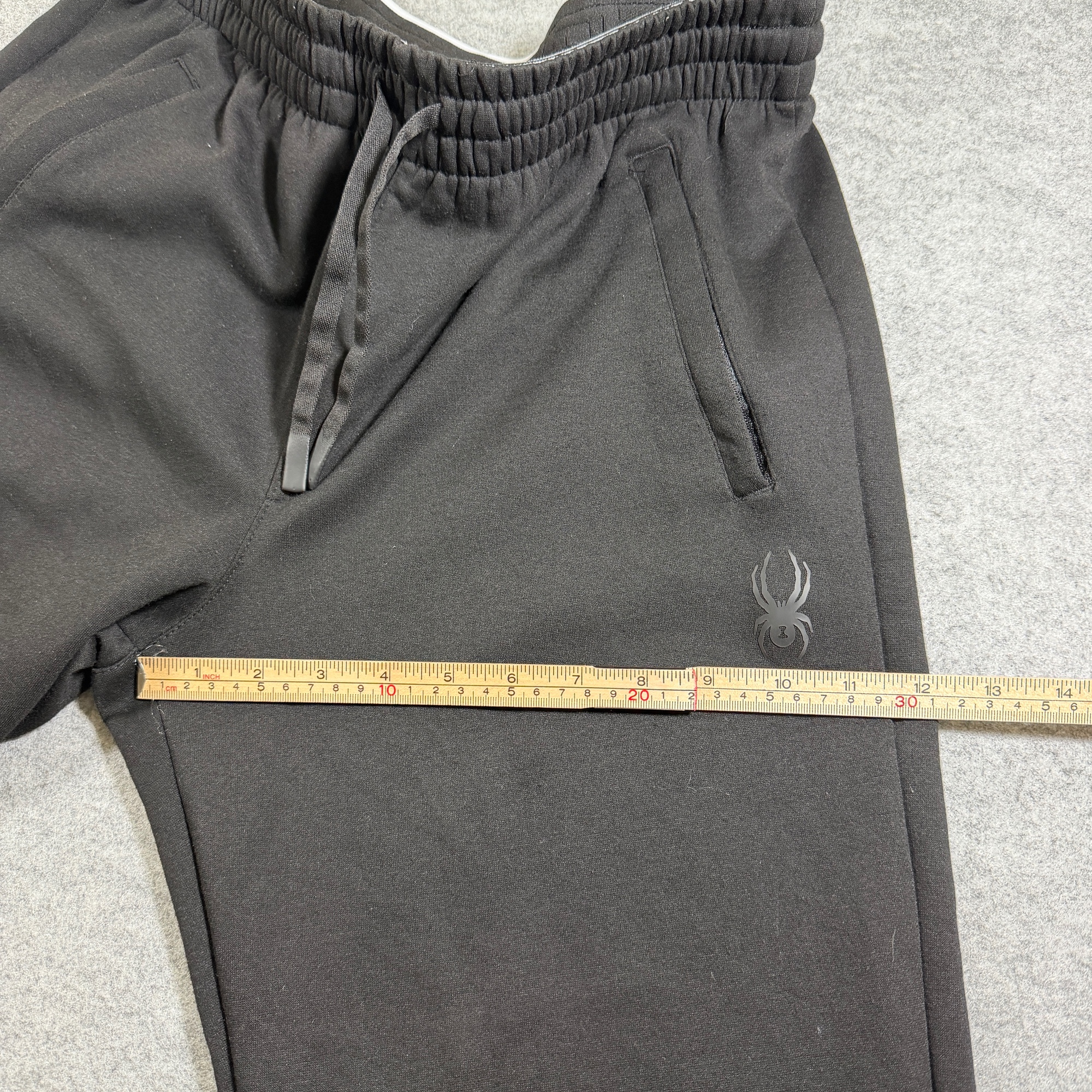 Spyder Active Sweatpants Mens M Black Drawstring Elastic Waist Zip Pockets thumbnail 10