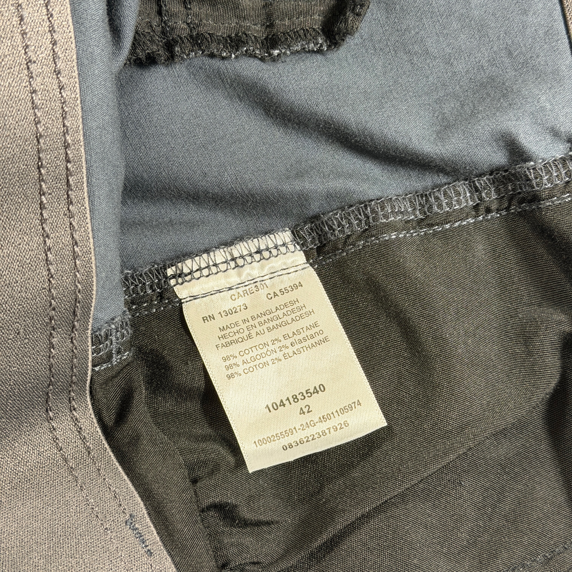 Lee Extreme Motion Shorts Mens 42 Charcoal Gray Stretch Flat Front Relaxed Fit thumbnail 5