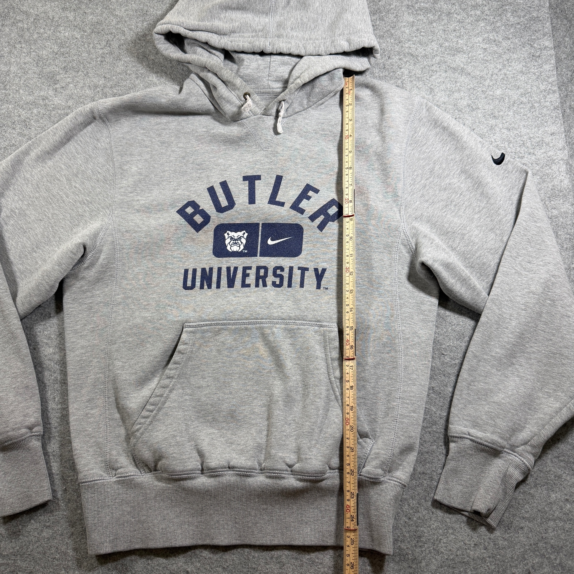Nike Hoodie Mens S Light Gray Butler Bulldogs Graphic Pullover Drawstring Fleece thumbnail 7